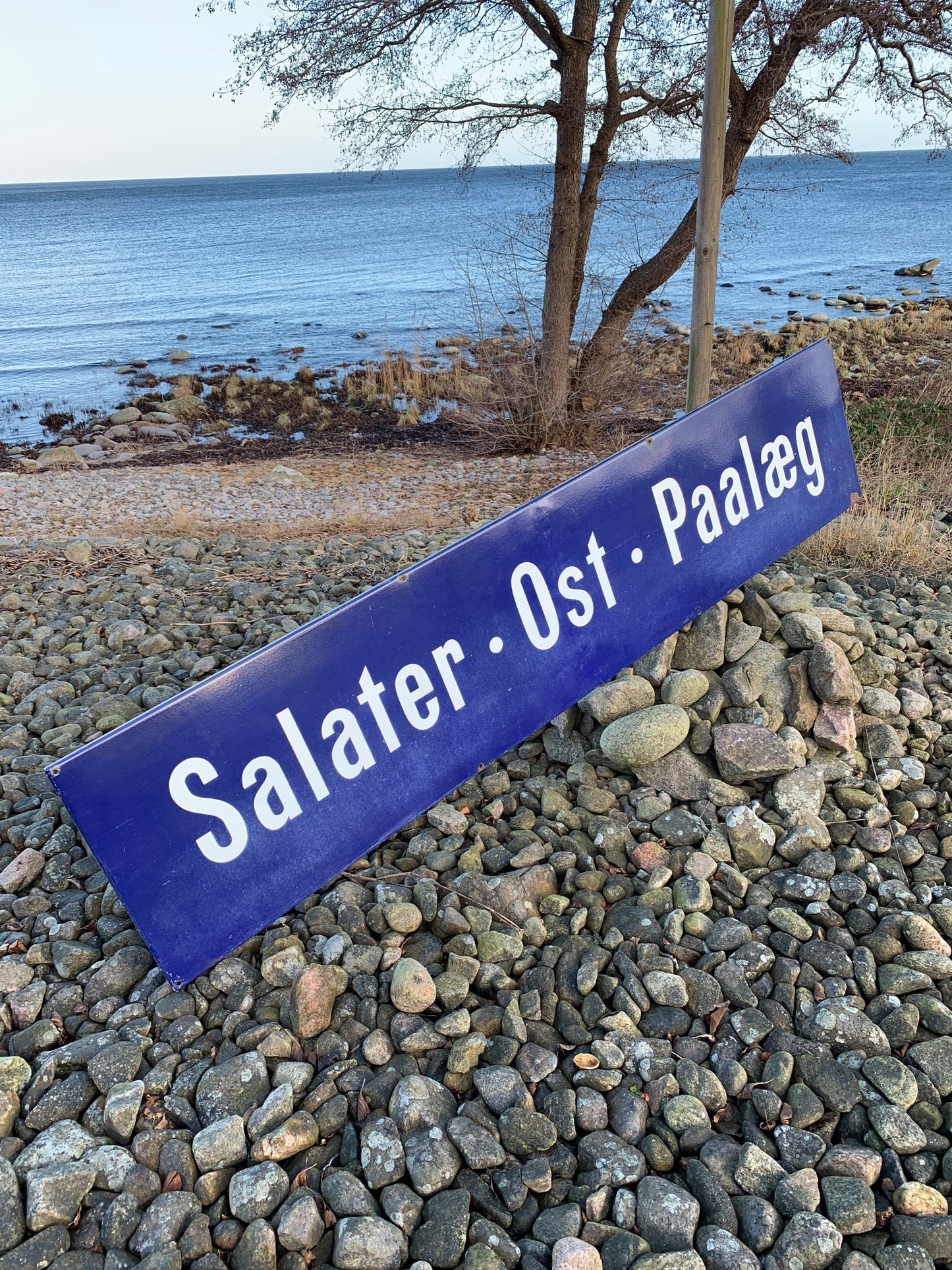 Salater - Ost - Pålæg emaljeskilt