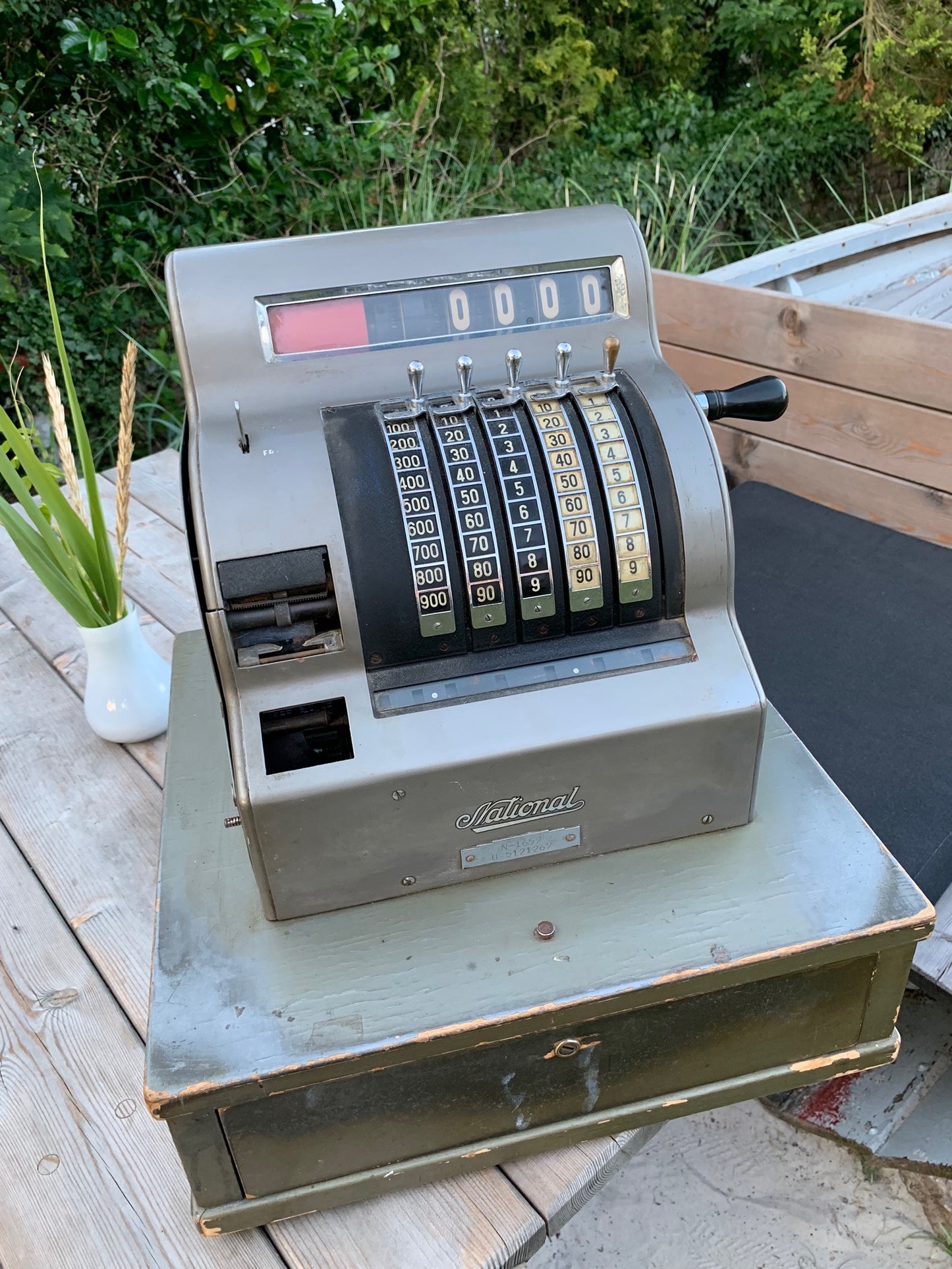 Gammelt kasseapparat