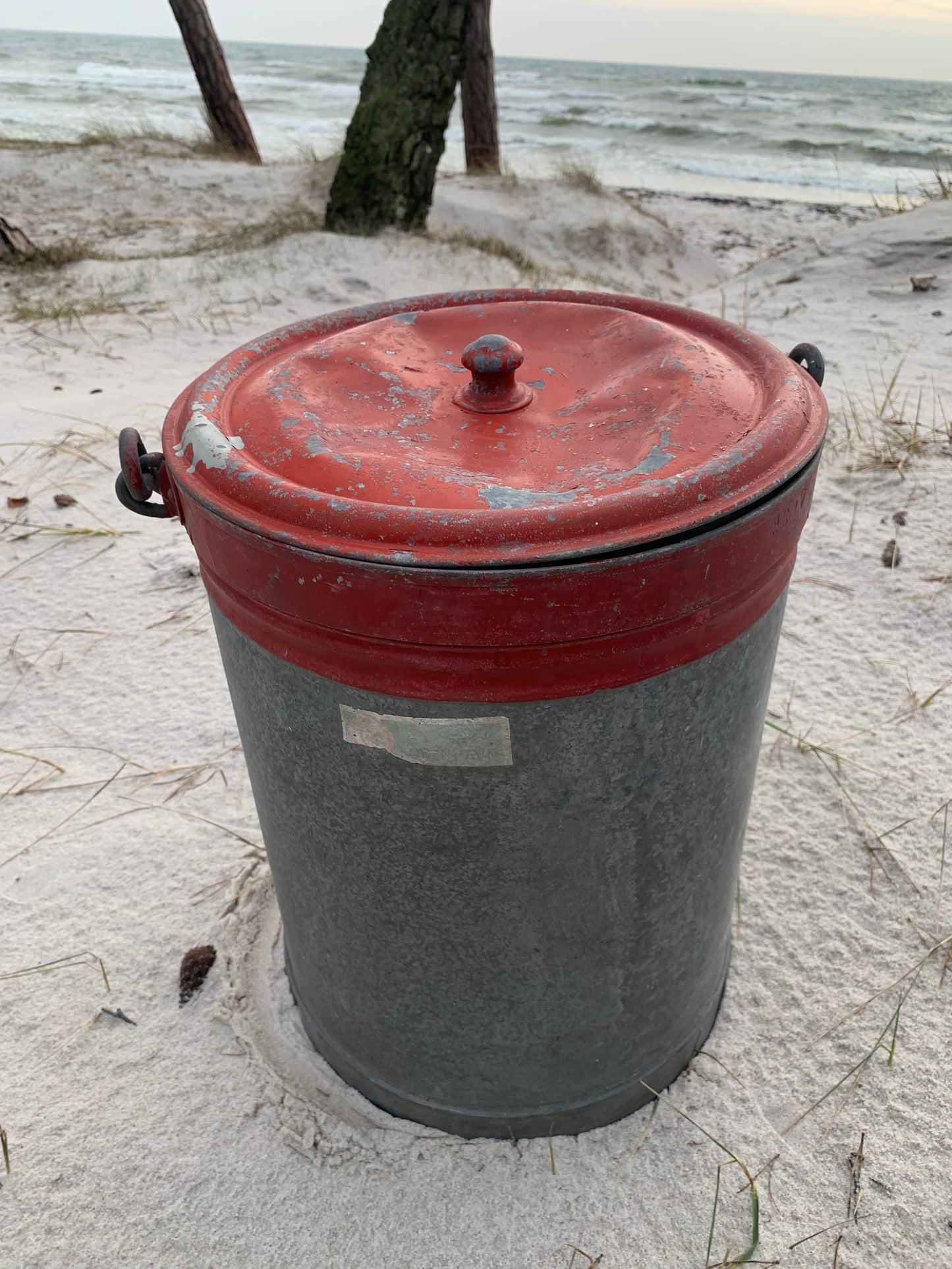 Dekorativ brandspand med låg - Nr. 29