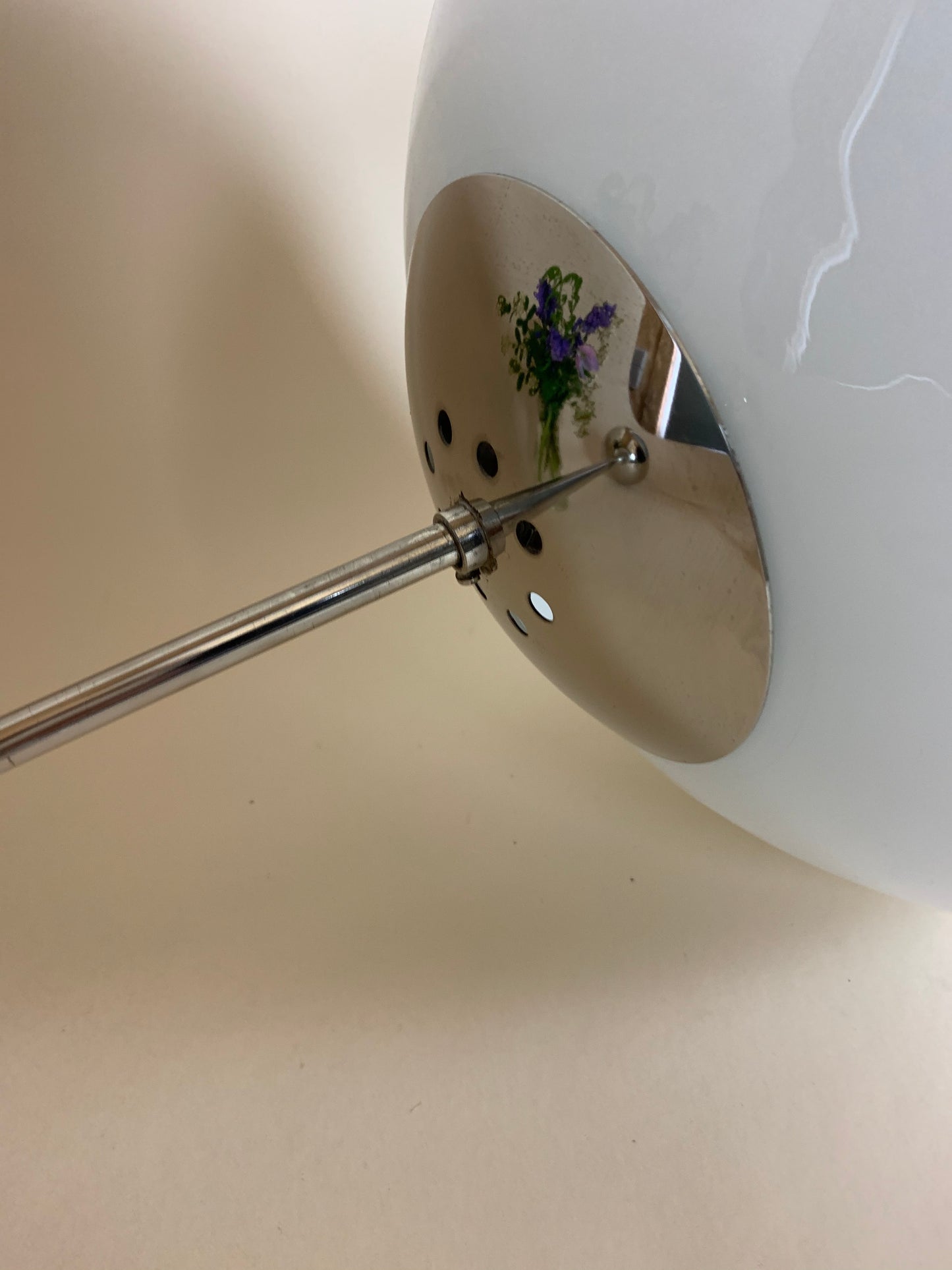 Glaskuppel lampe