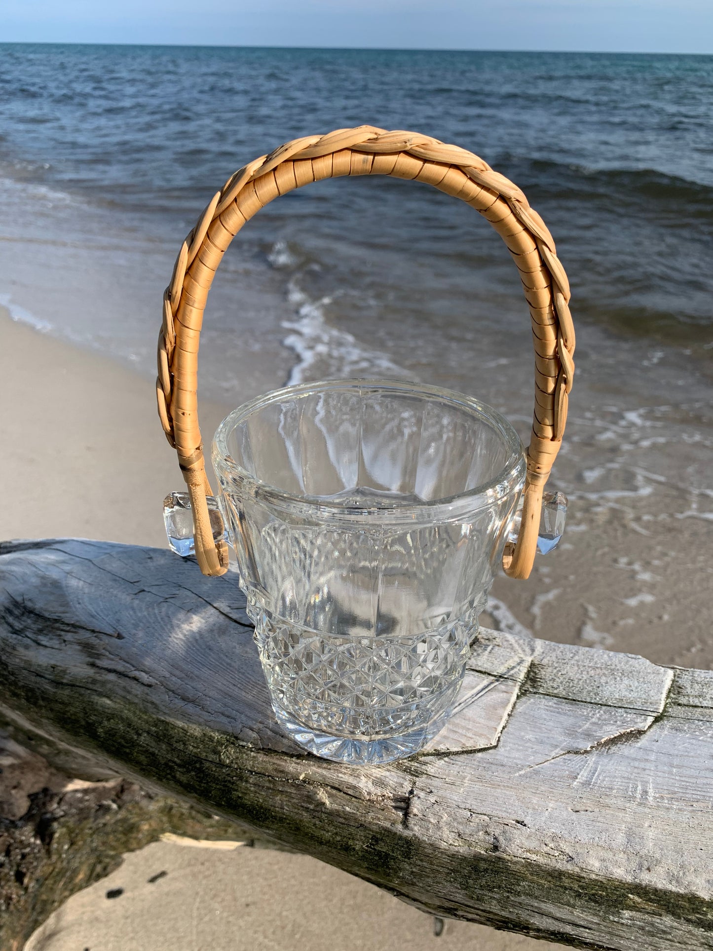 Isspand i glas