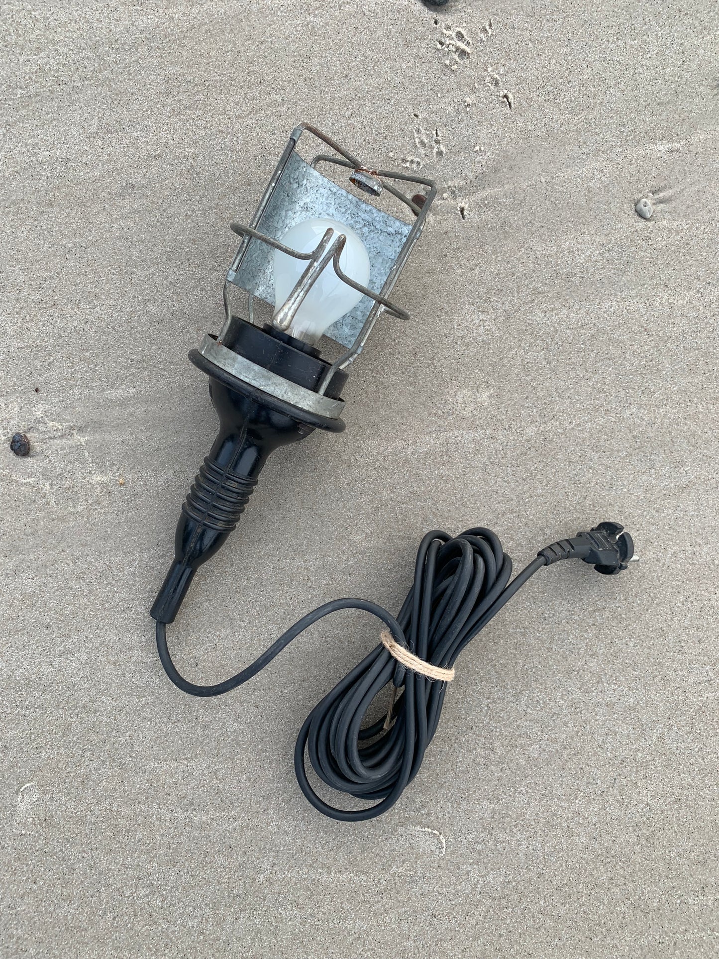 Rå arbejdslampe