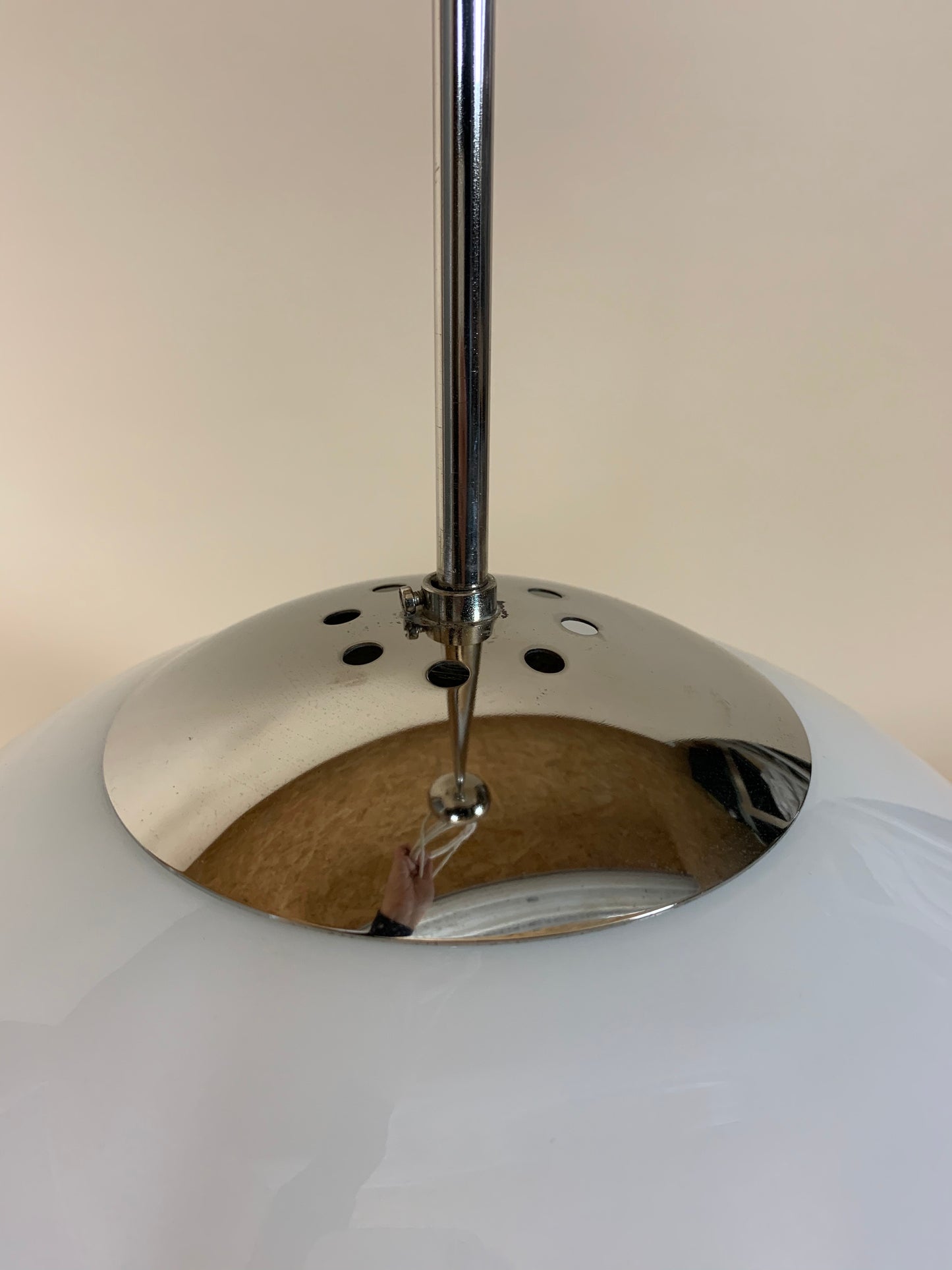 Glaskuppel lampe