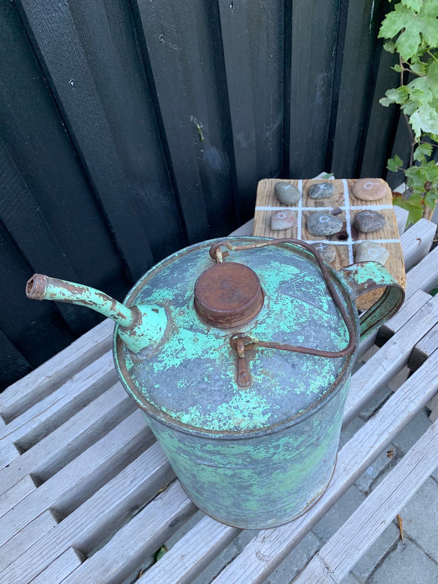 Oliekande med lækker patina
