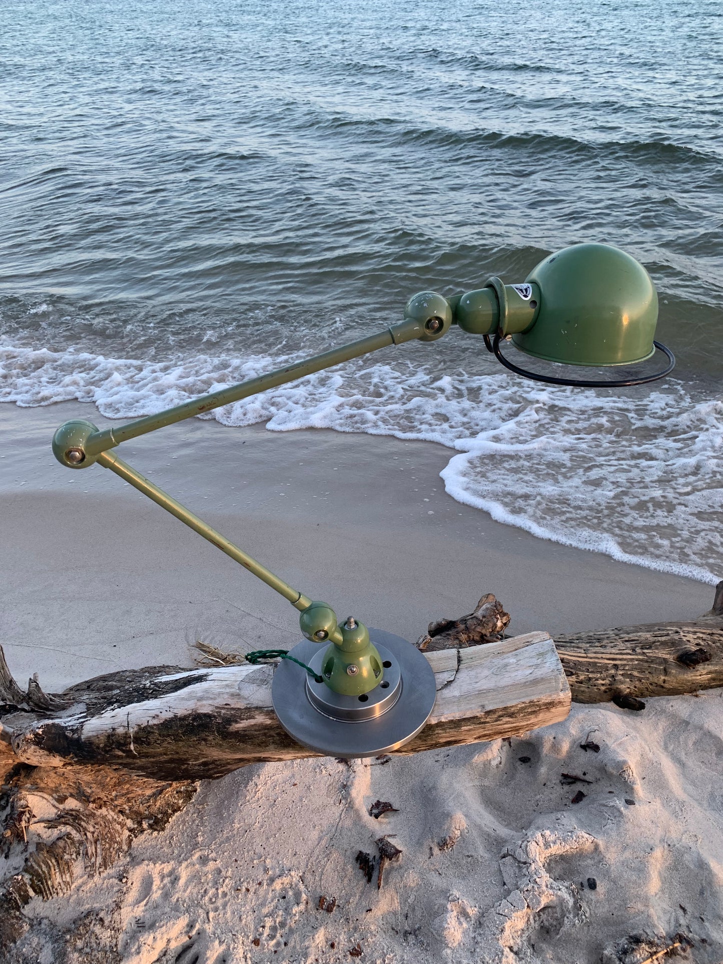 Jieldé bord/væg lampe med to arme - Grøn