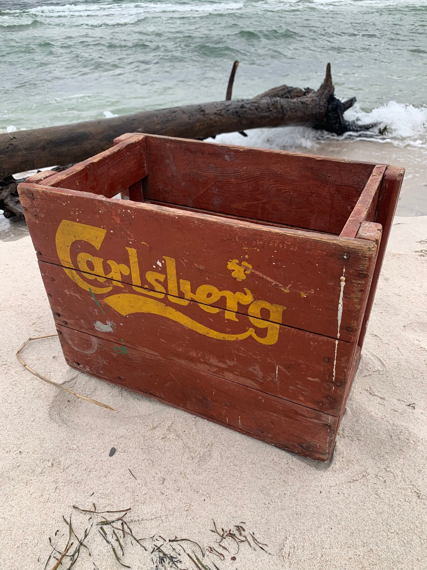 Gammel Carlsberg ølkasse