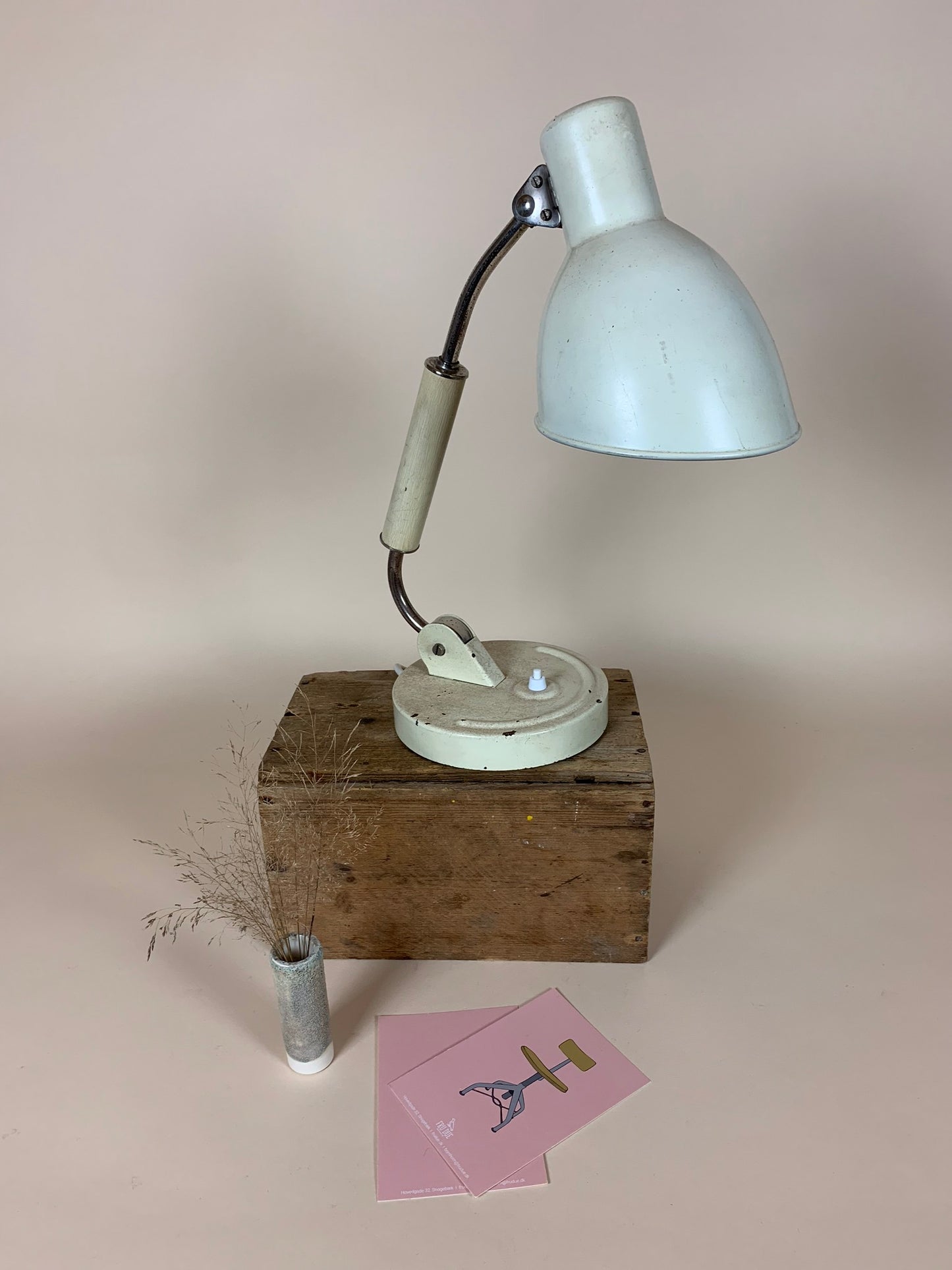 Vintage lampe af Christian Dell for Koranda