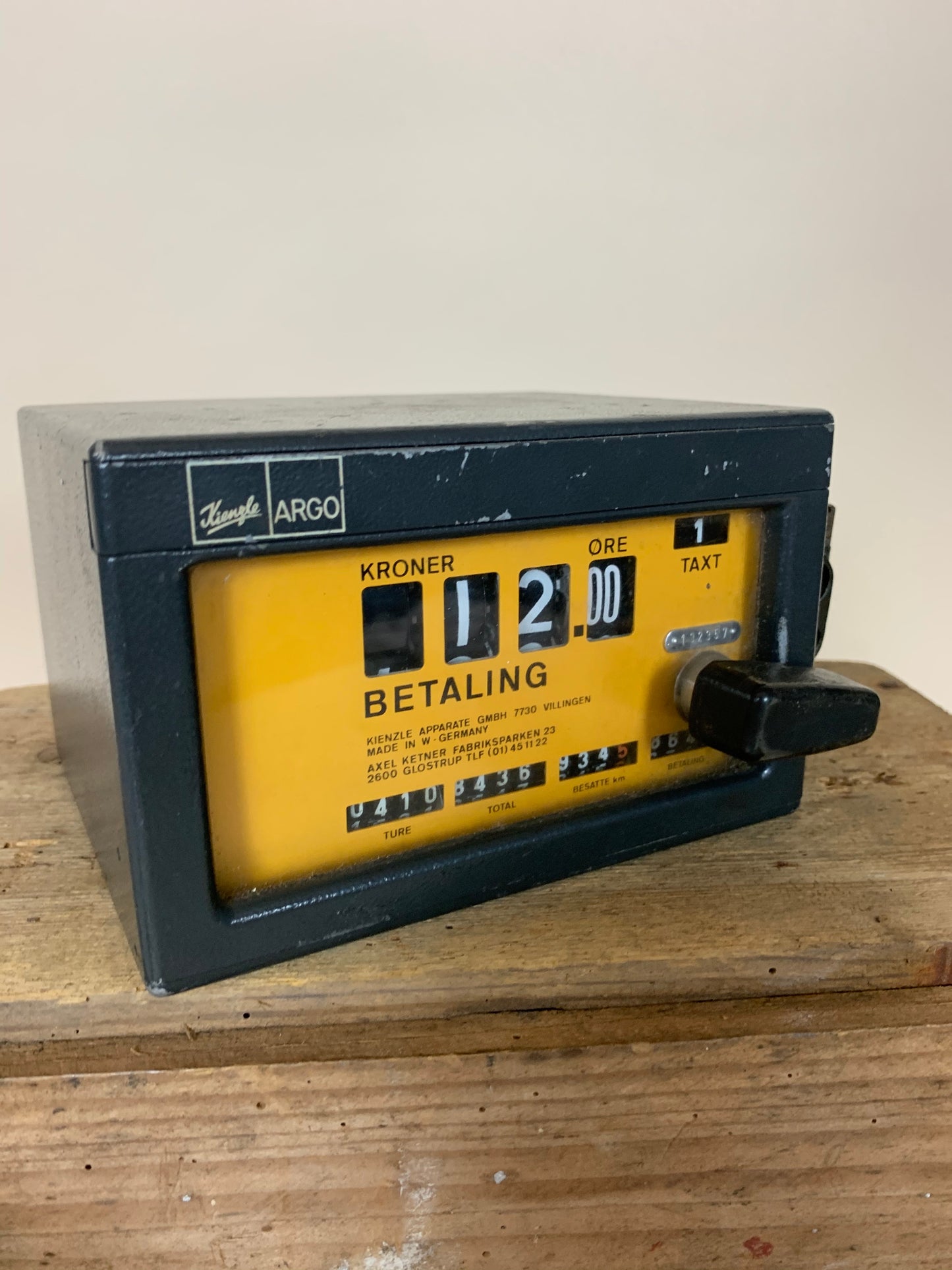 Gammelt taxameter
