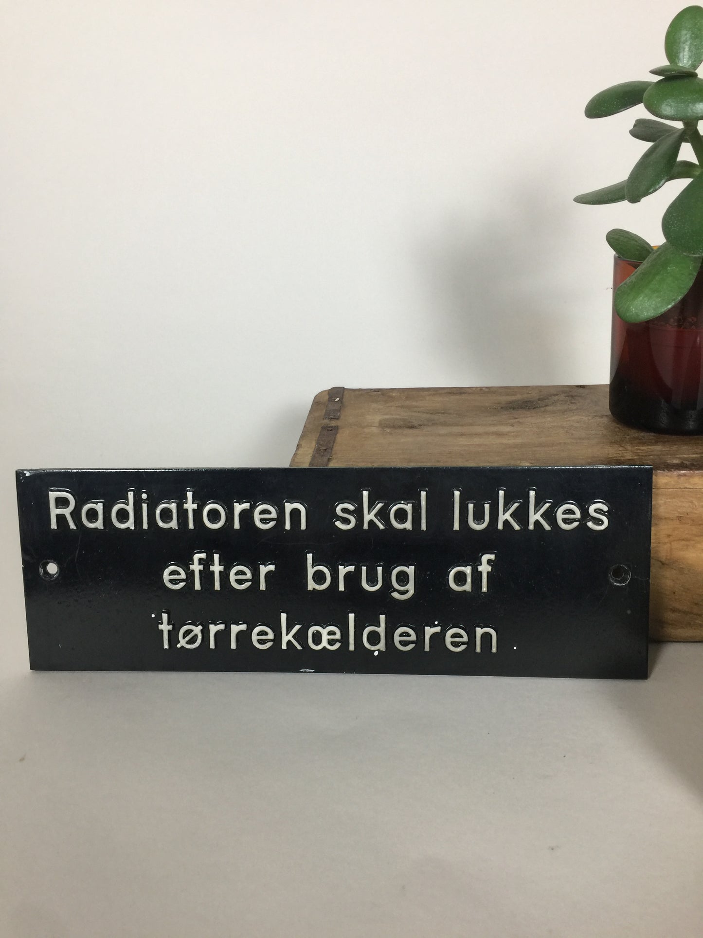 Sjovt gammelt skilt
