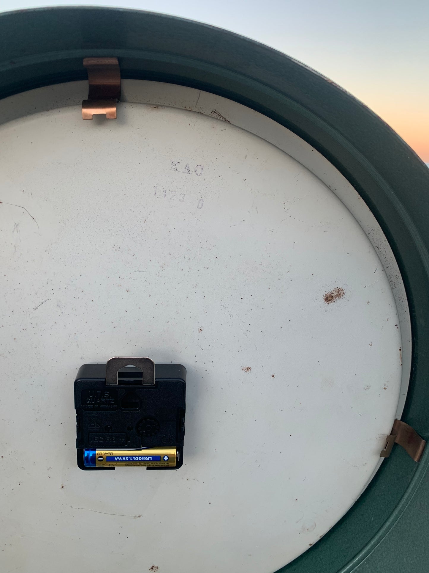 Skønt ur i grøn hammerlak