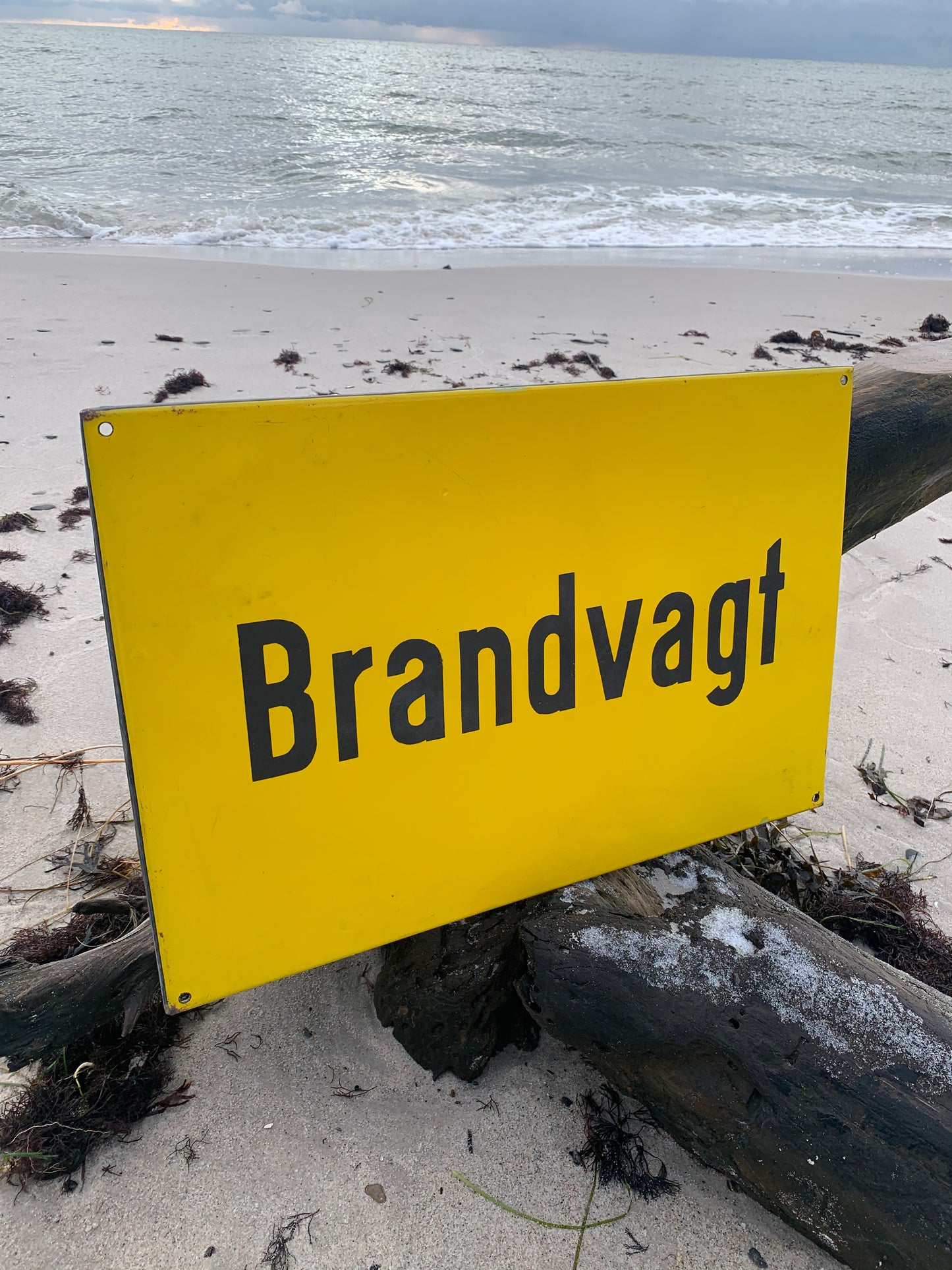 Emaljeskilt - Brandvagt
