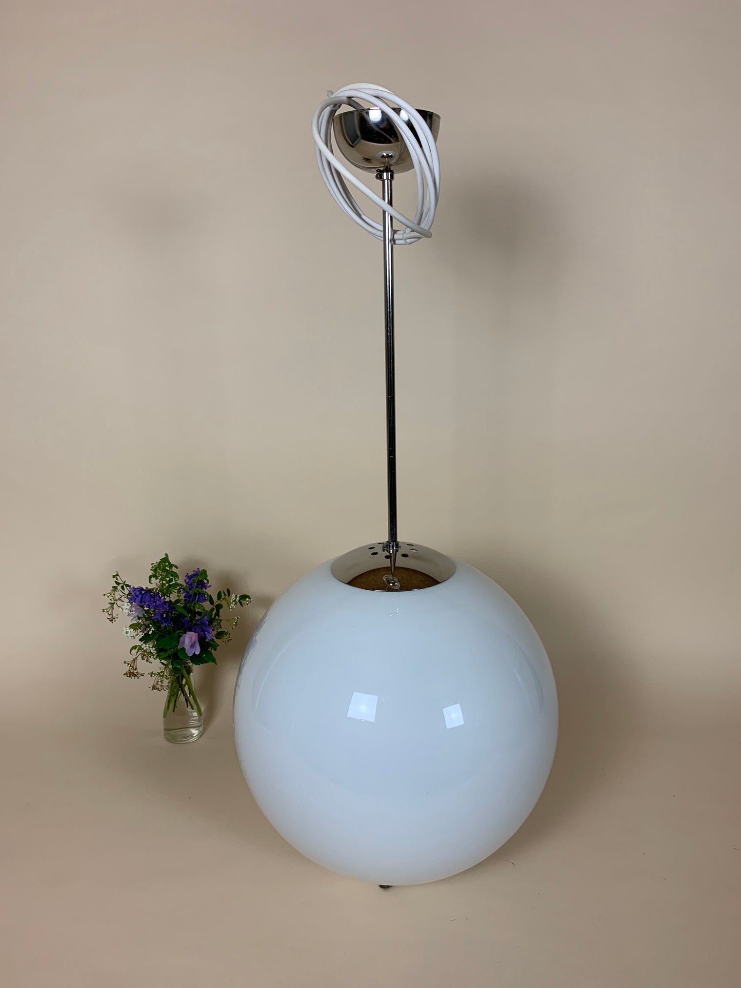 Glaskuppel lampe