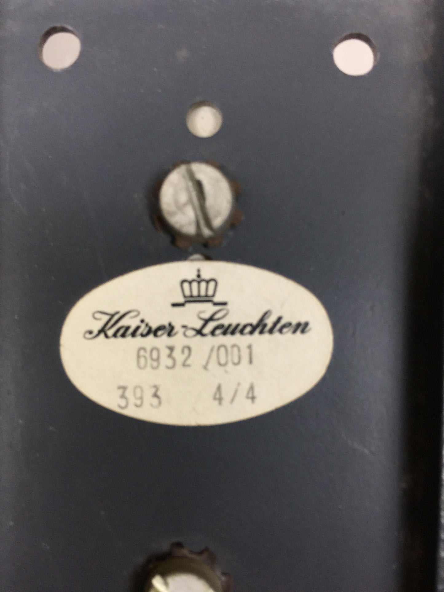 Fin gammel Kaiser Leuchten lampe