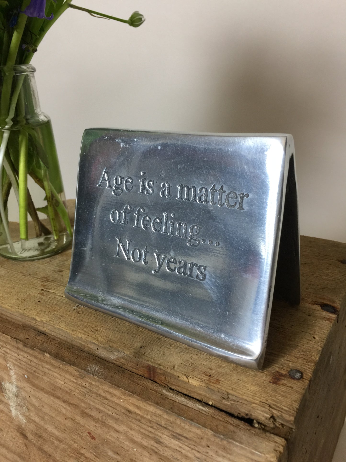 Skilt med tekst