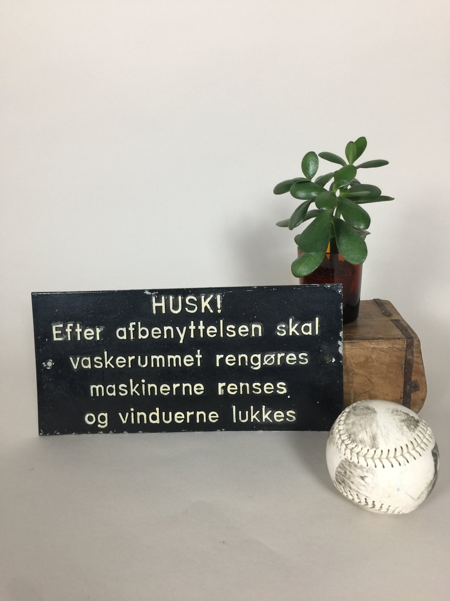 Skilt til dit vaskerum?