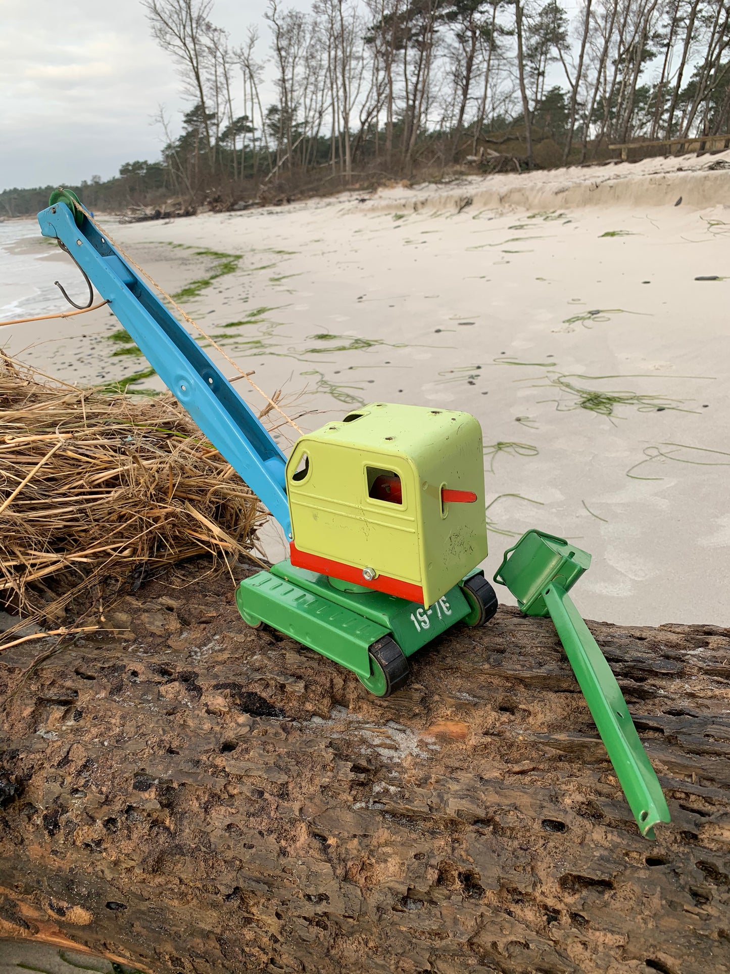 Skøn gammel mekanisk kran