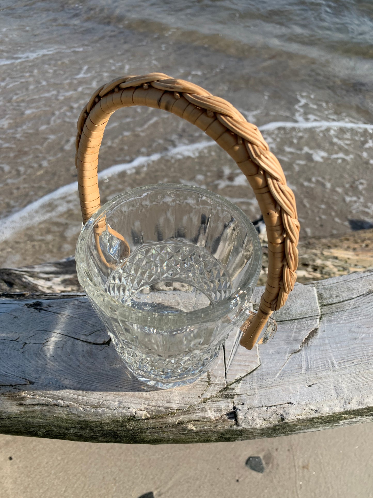 Isspand i glas