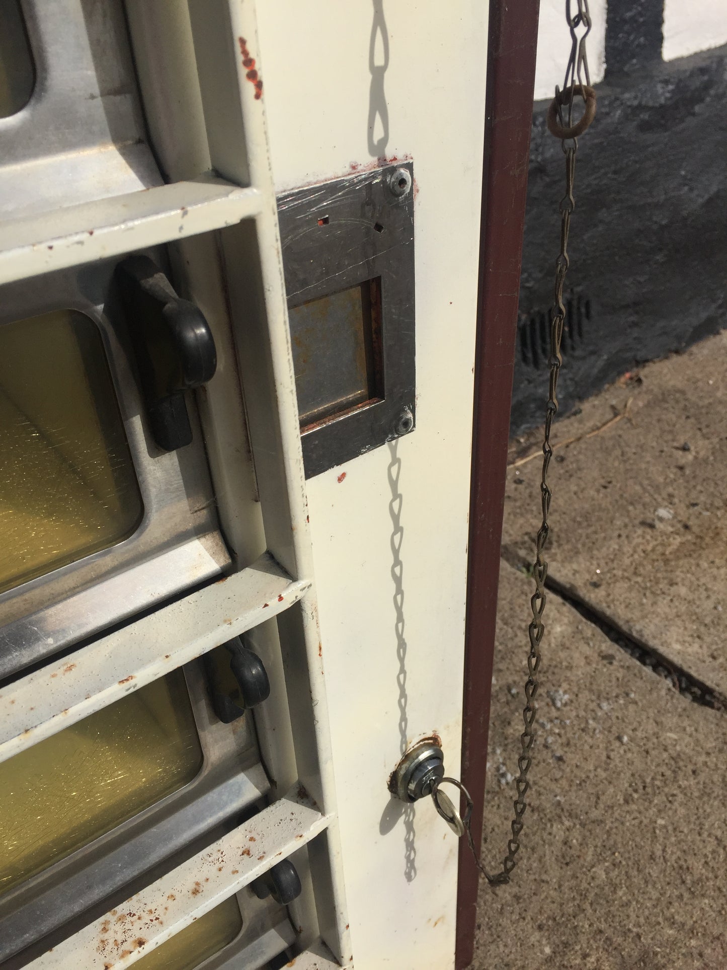 Sjov gammel automat fra et vaskeri