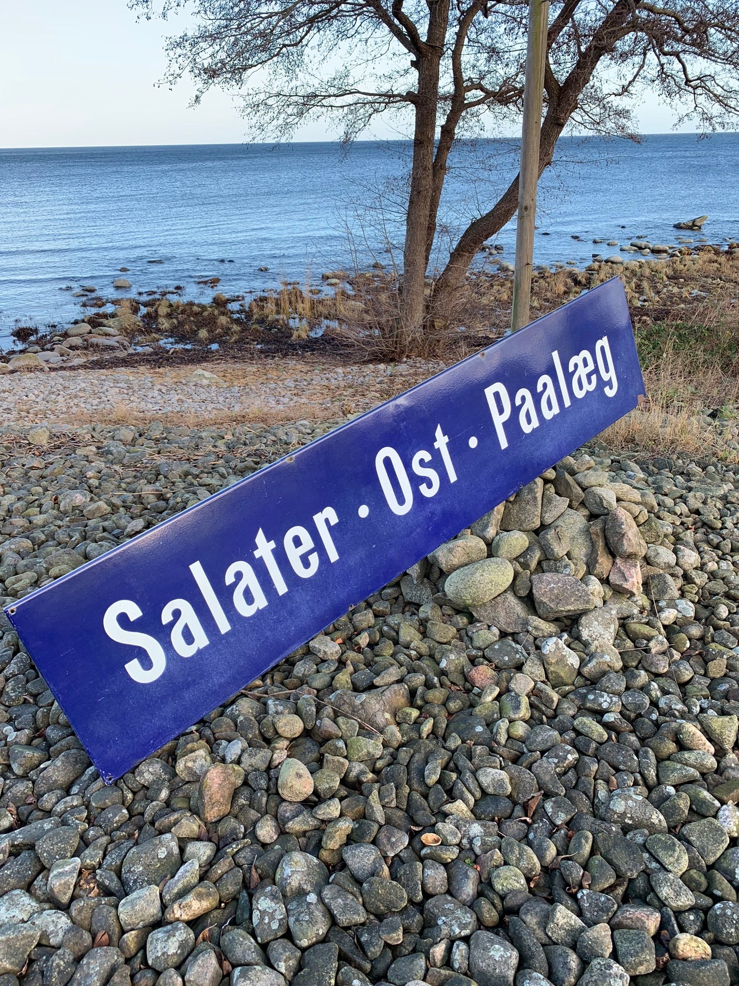 Salater - Ost - Pålæg emaljeskilt