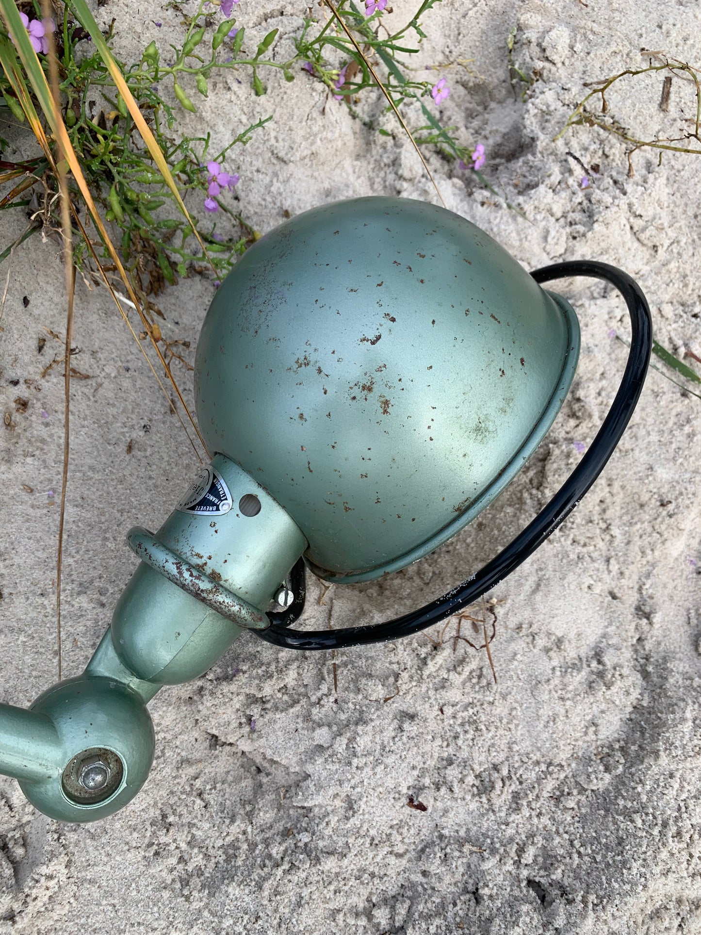 Jieldé væg/loftlampe med to arme - Grøn