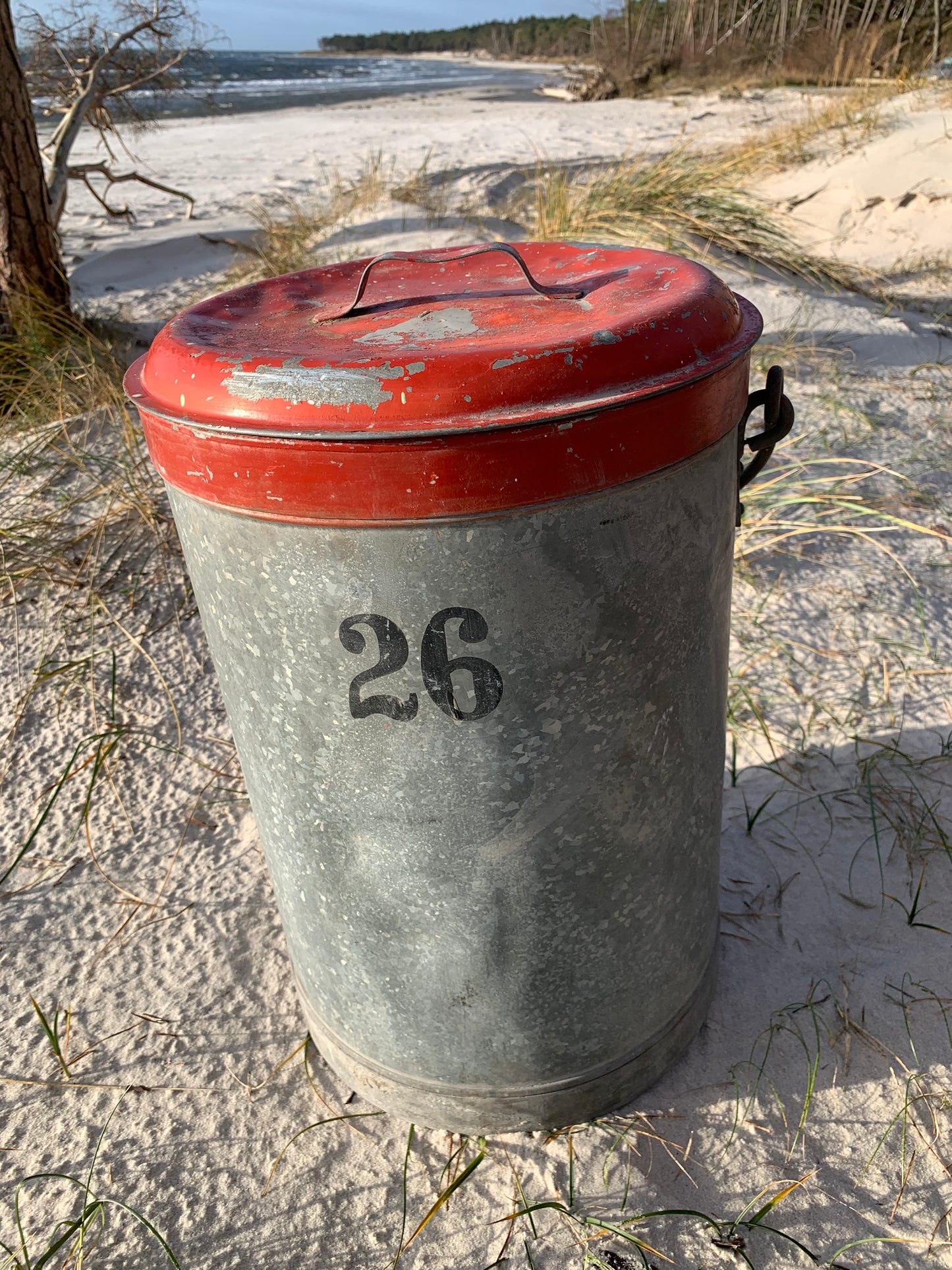 Dekorativ brandspand med låg - Nr. 26