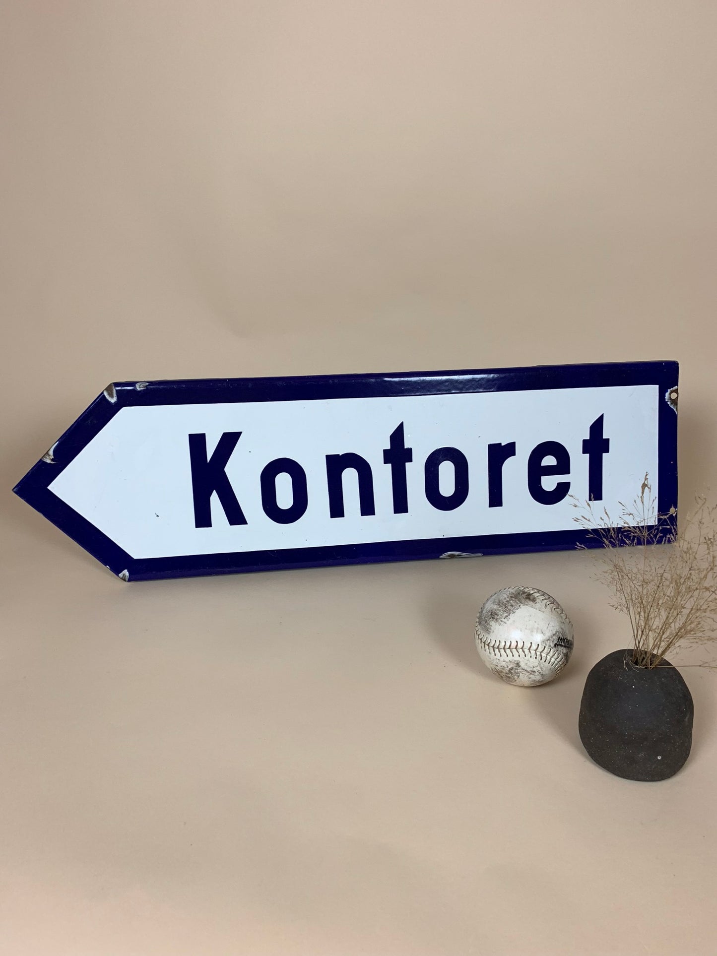Emaljeskilt - Kontoret