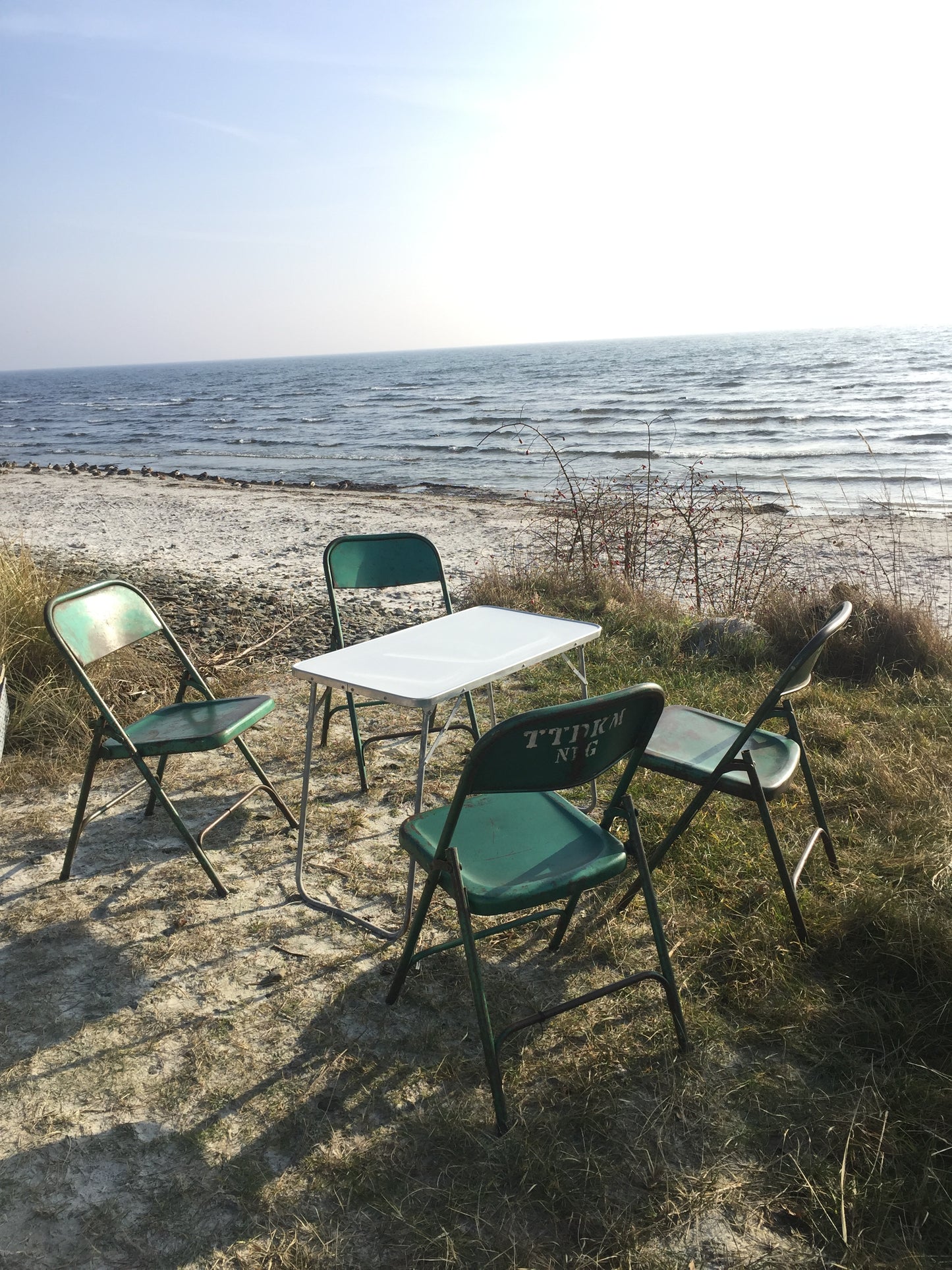 Rå klapstol med masser af patina (Prisen er pr. stk.)