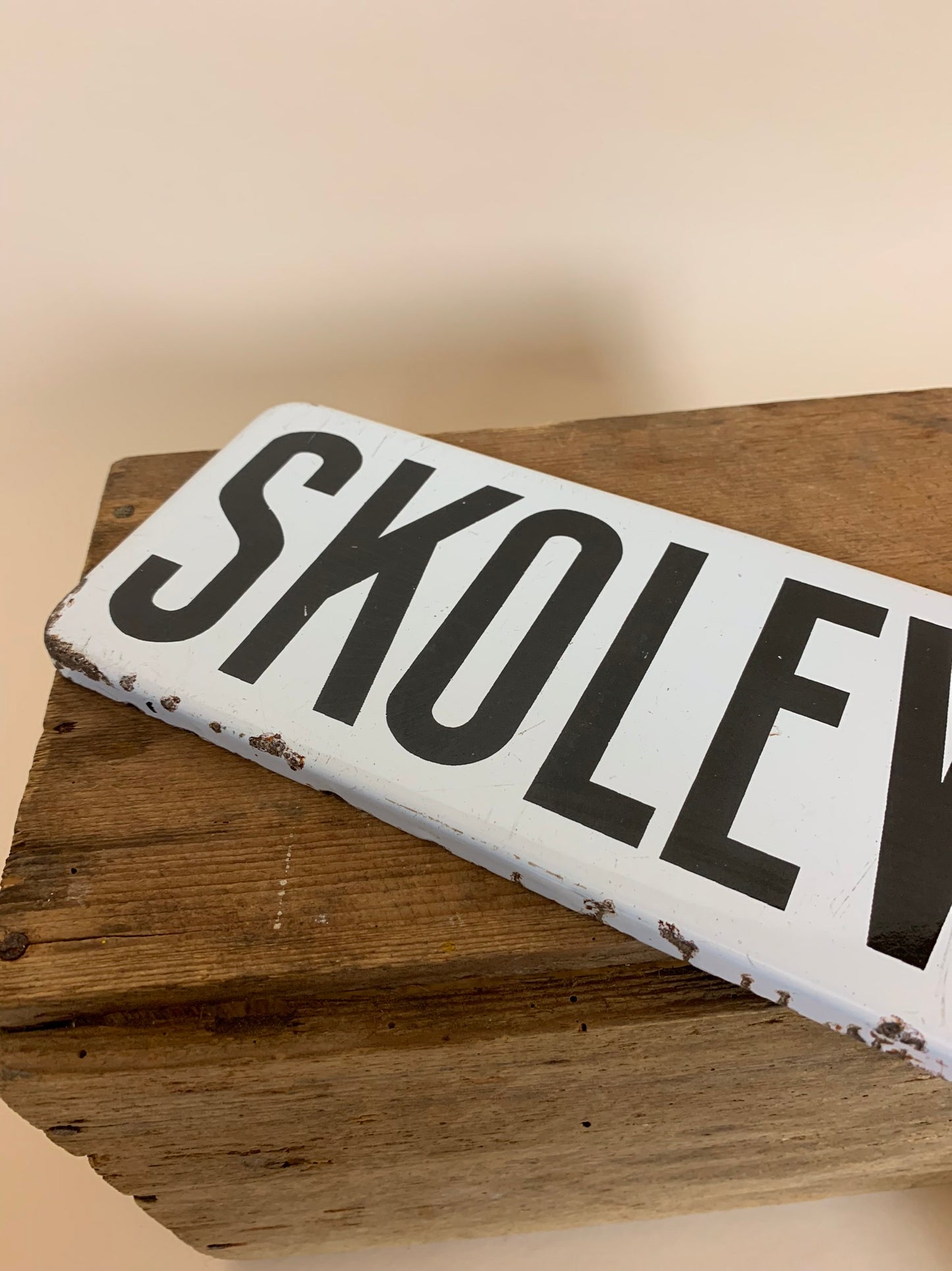 Skolevogn skilt
