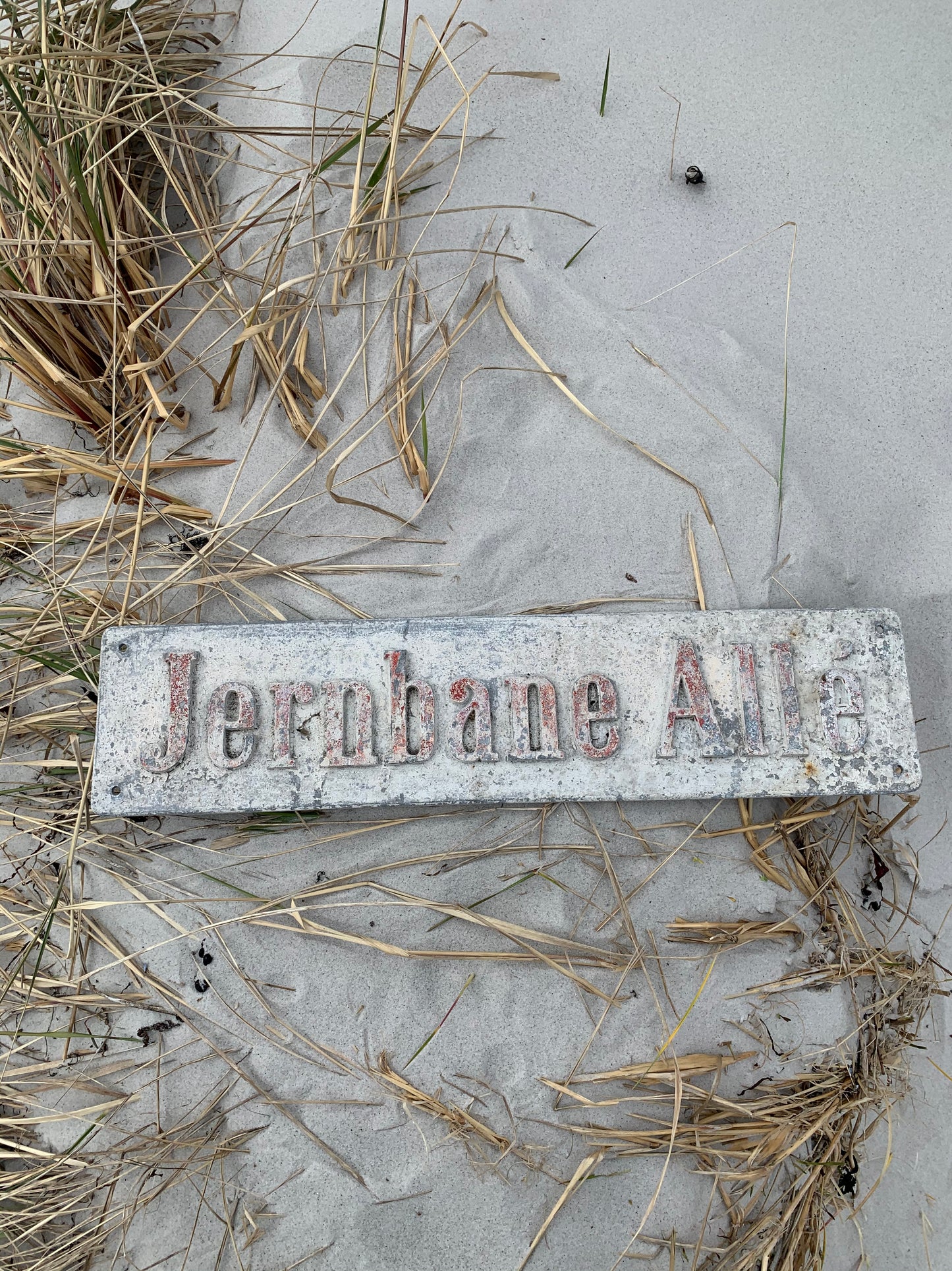 Vejskilt - Jernbane Allé