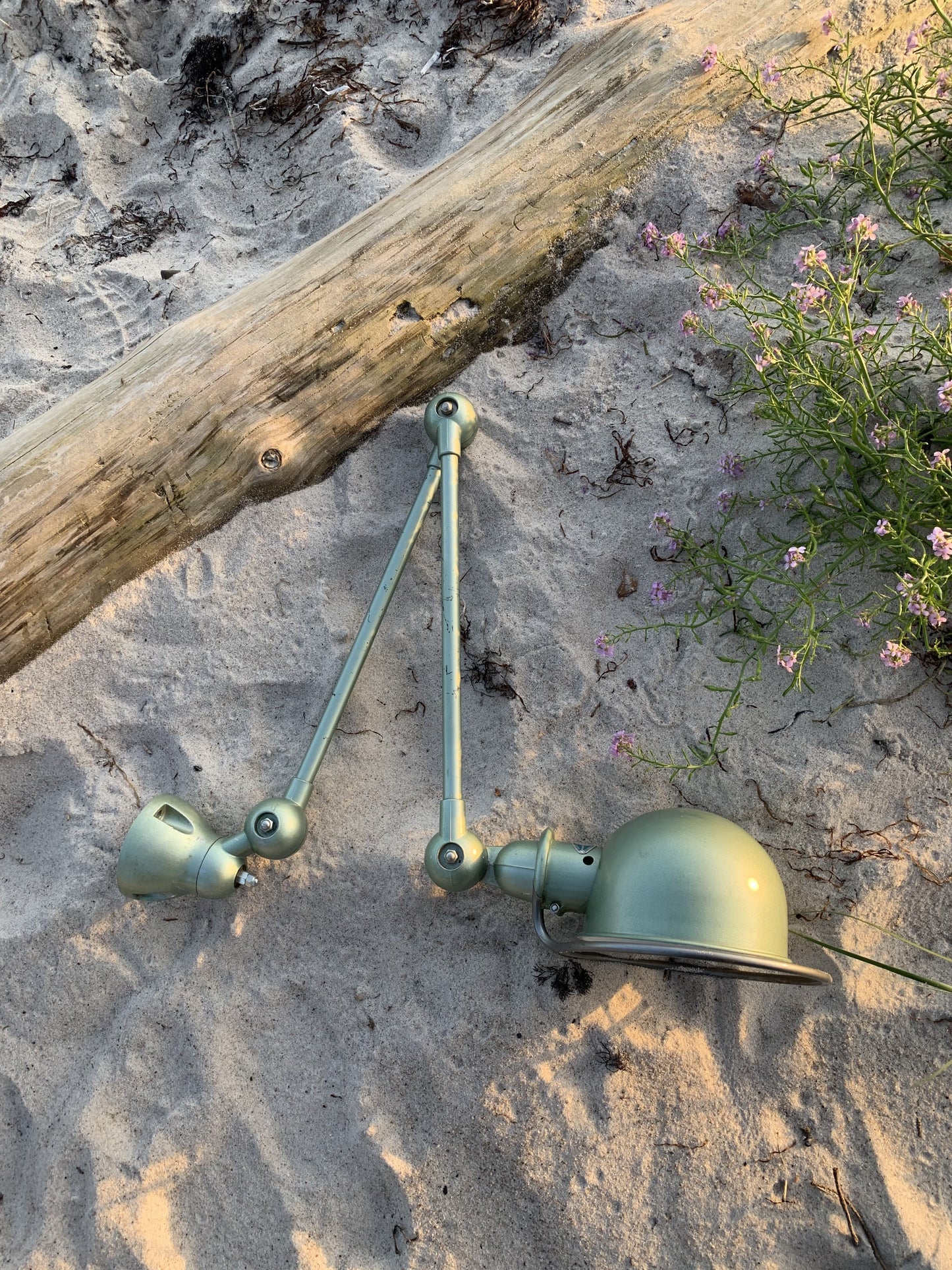 Jieldé væg/loftlampe med 2 arme - Grøn