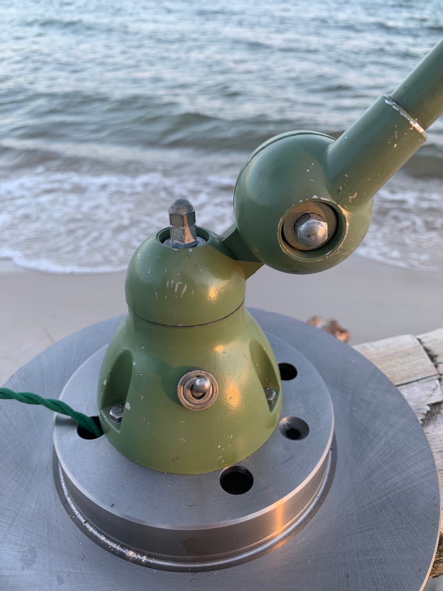 Jieldé bord/væg lampe med to arme - Grøn
