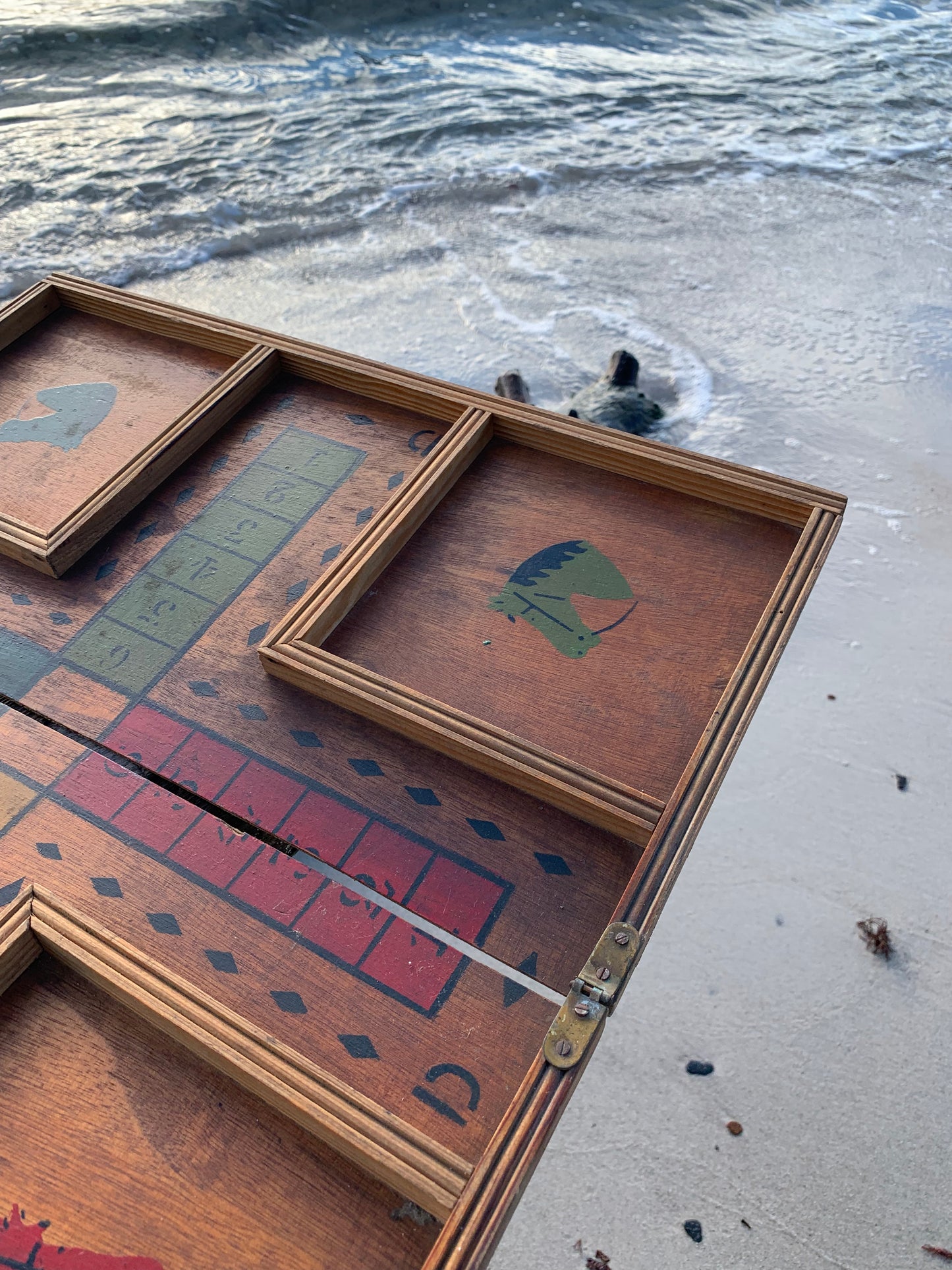 Gammelt fransk Ludo bræt