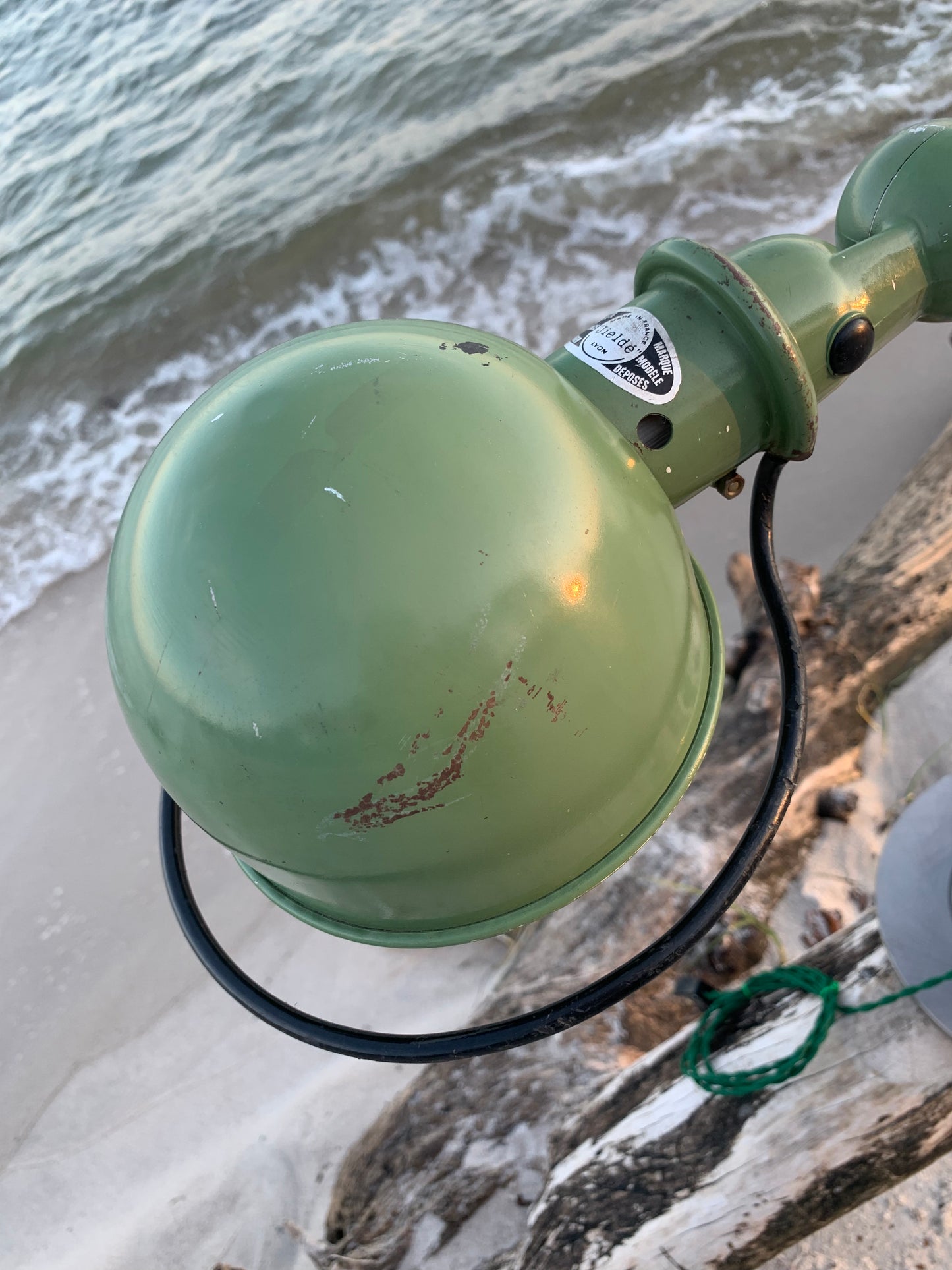 Jieldé bord/væg lampe med to arme - Grøn