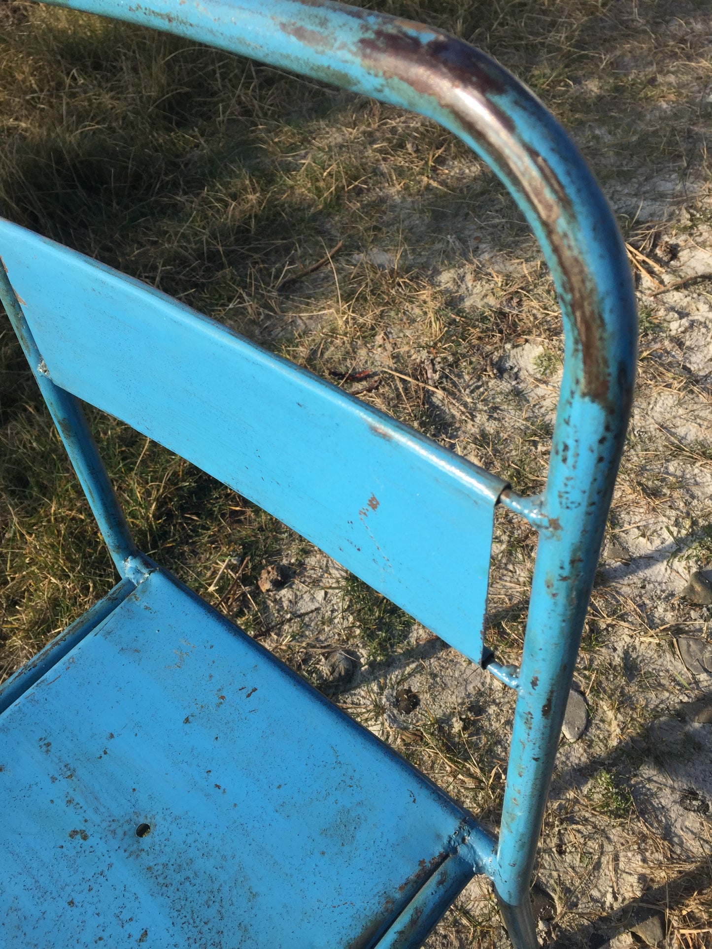 Skøn cargo stol i metal (Prisen er pr. stk.)