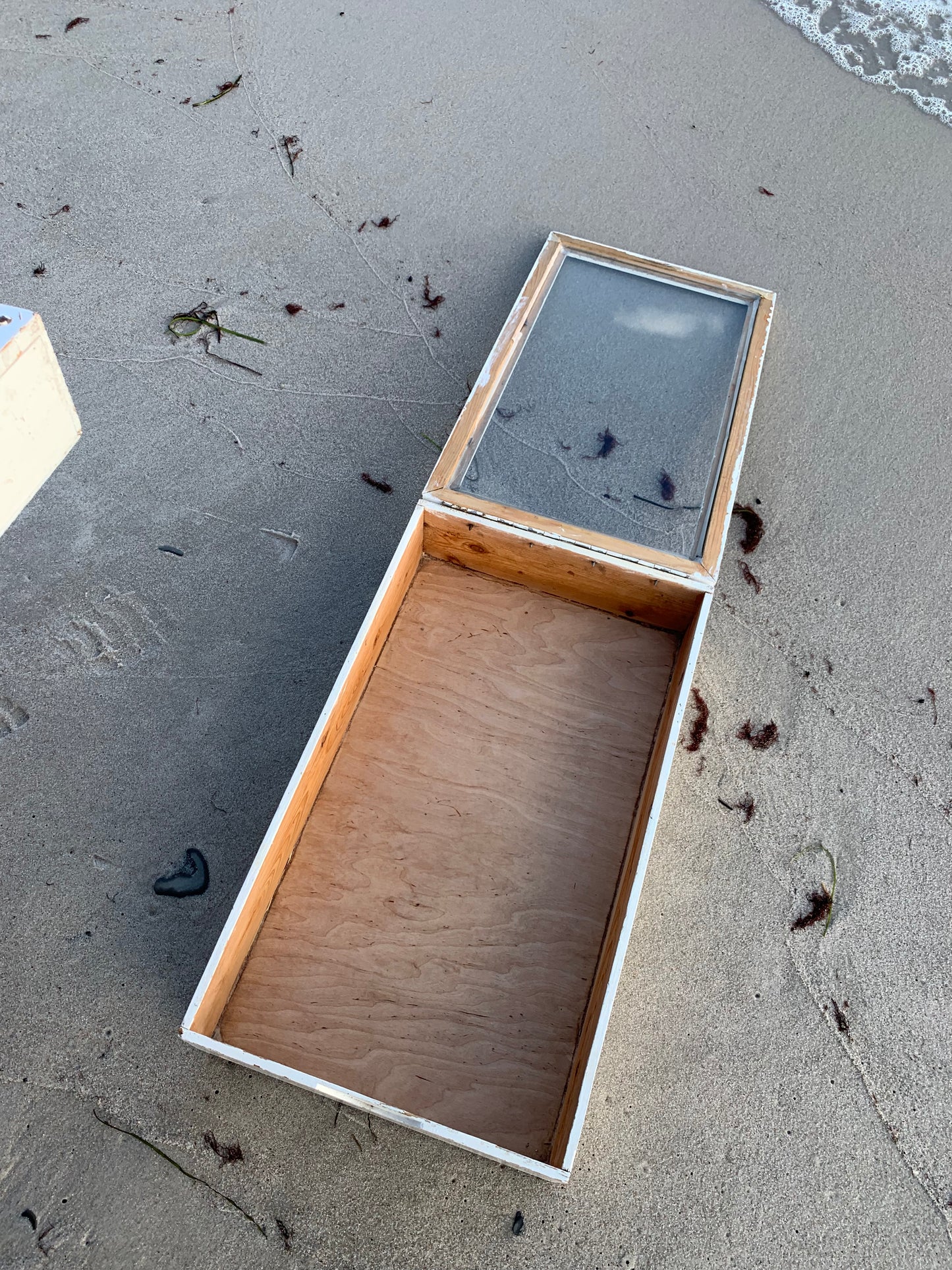 Gammel glasmontré fra Svensk karamelbutik