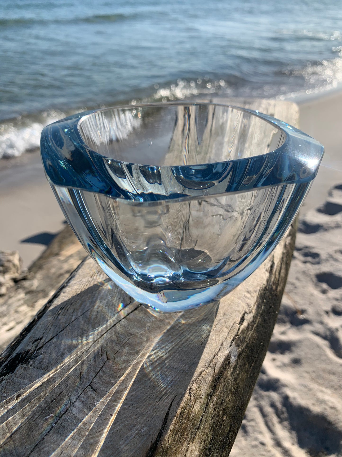 Glas vase fra Strömbergshyttan