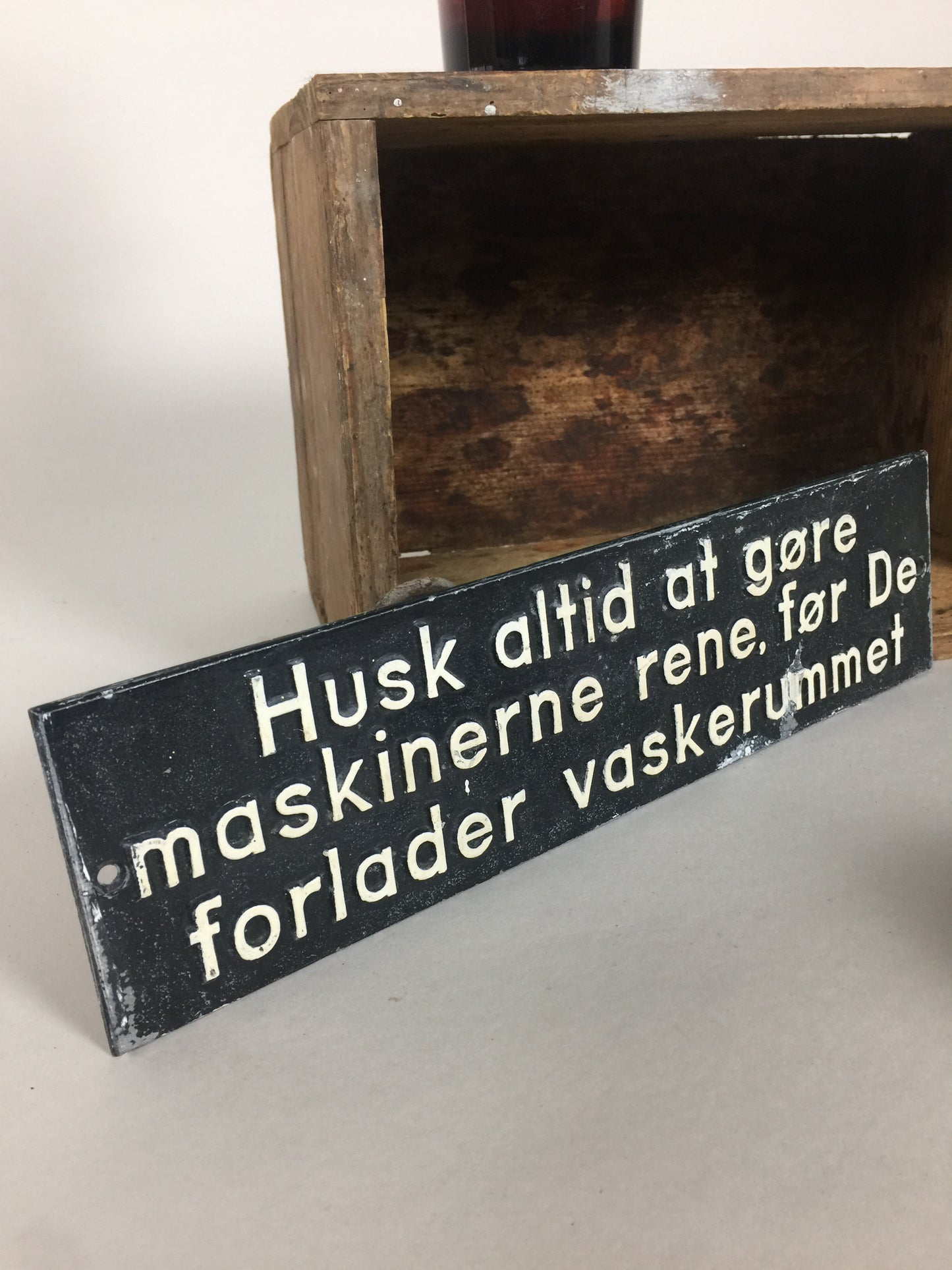 Skilt til dit vaskerum?