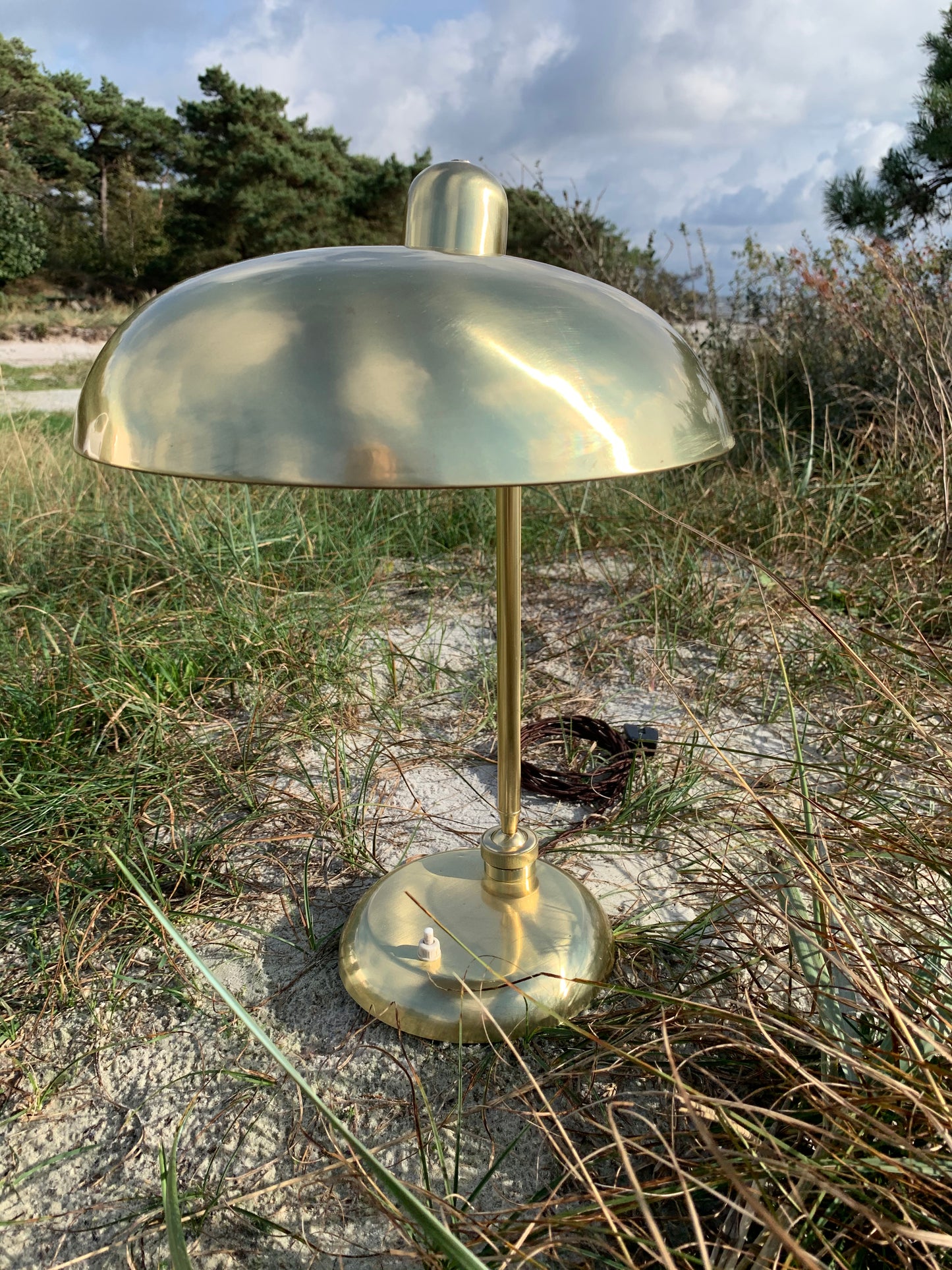Italiensk messinglampe