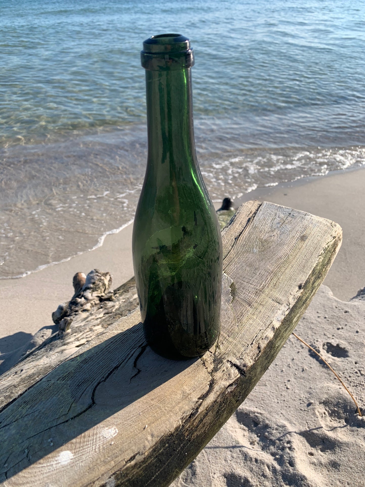 Dekorativ gammel flaske