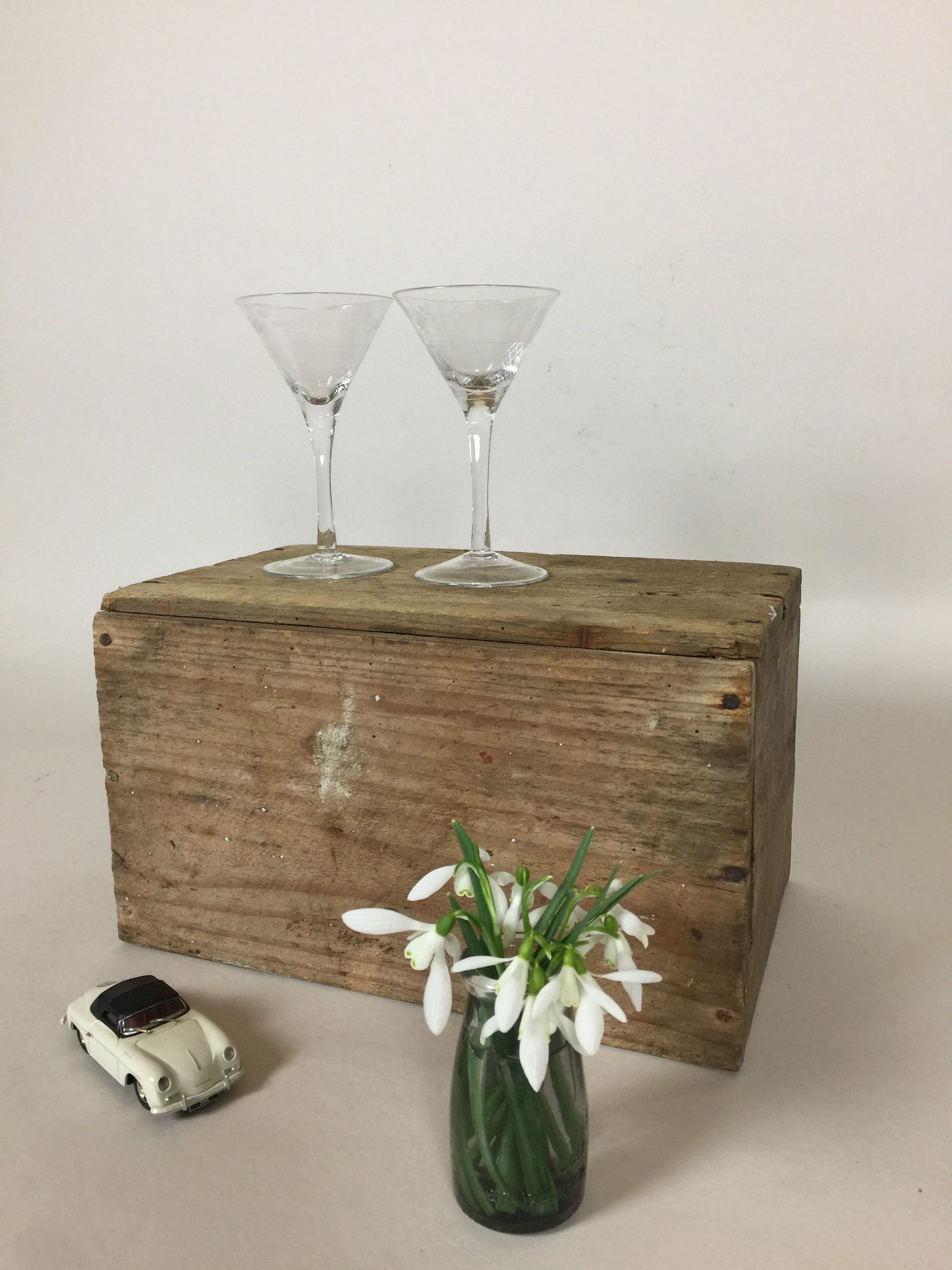 To smukke gamle glas