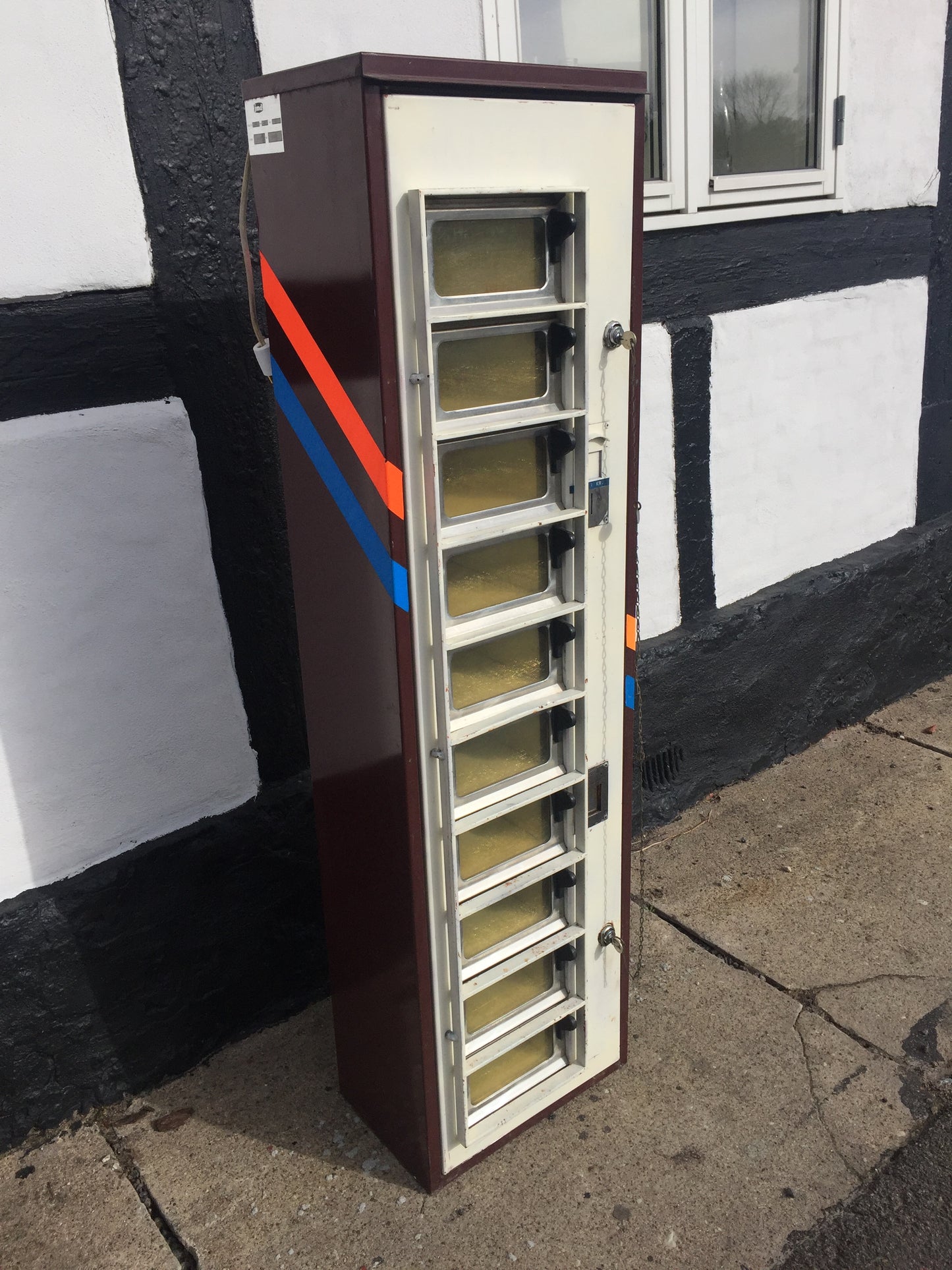 Sjov gammel automat fra et vaskeri