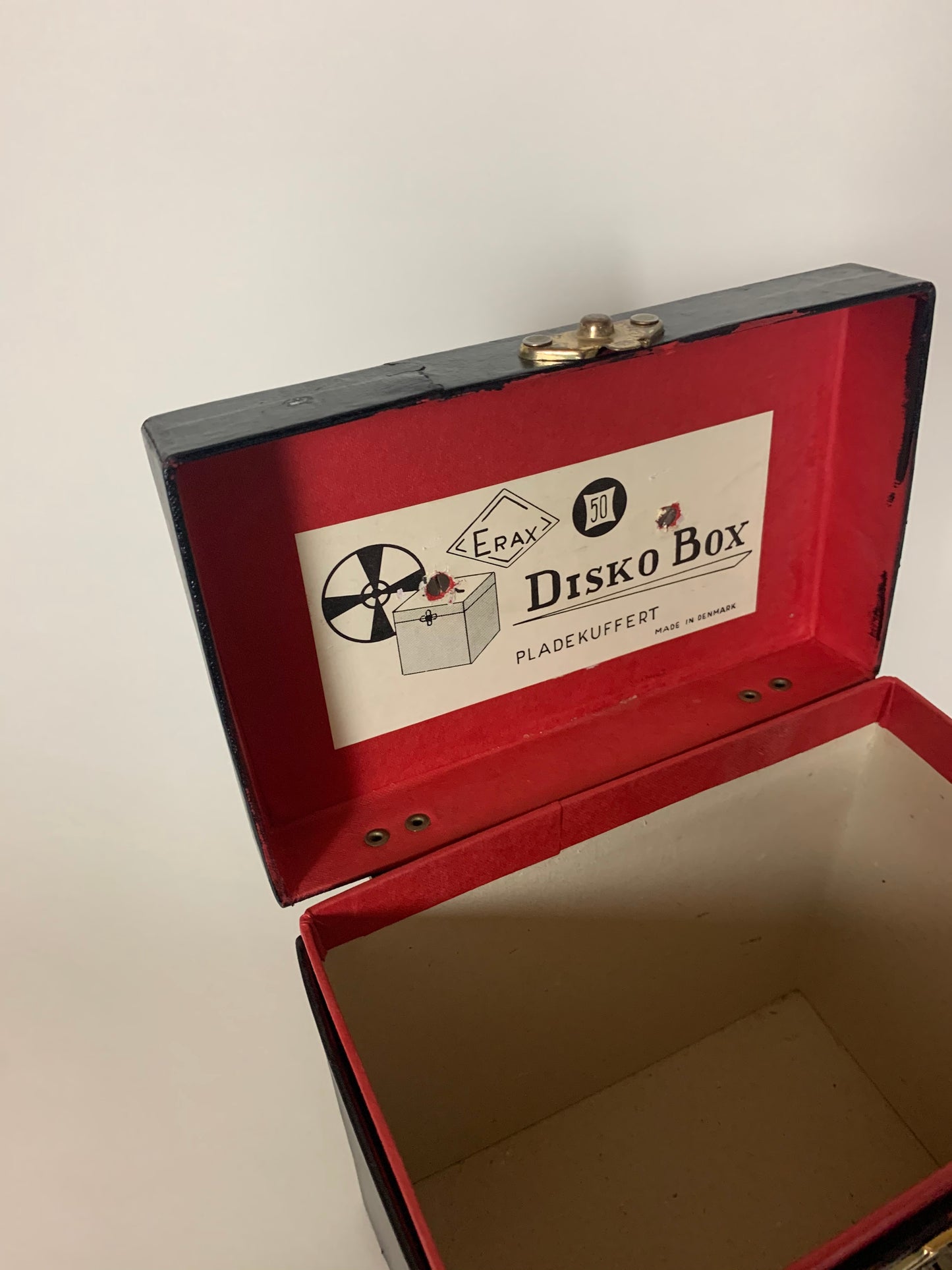 Pladekuffert til singler (Disko box)