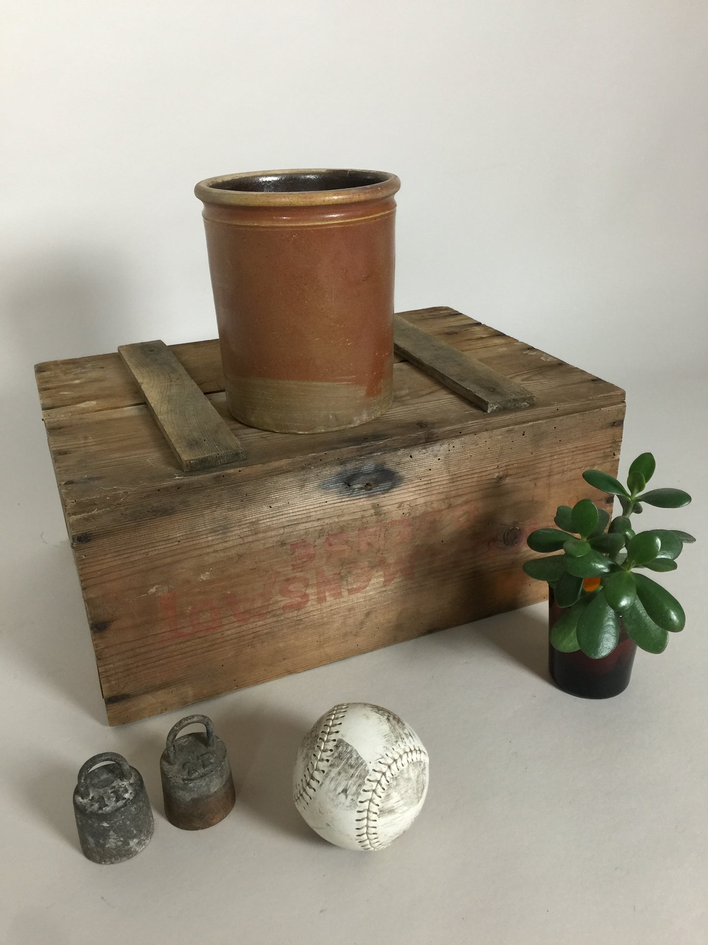 Syltekrukke med patina