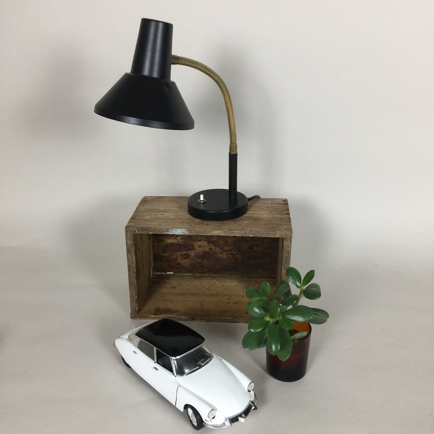 Lækker Tysk bordlampe med flexarm