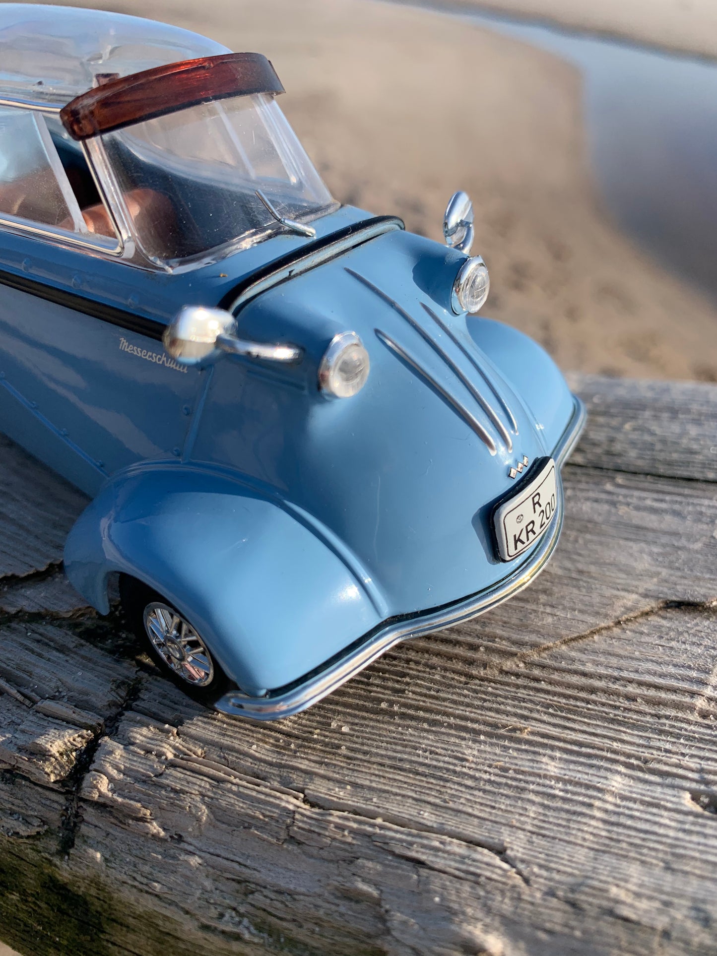 Messerschmidt kabinescooter - Lyseblå