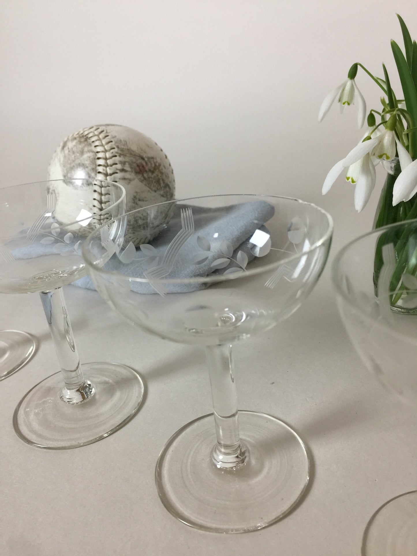 Smukke glas (fire stk. sælges samlet)