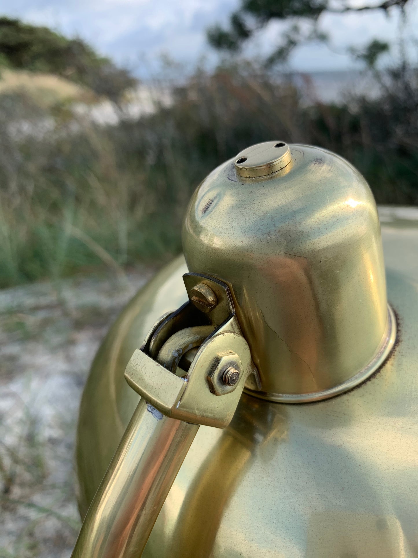 Italiensk messinglampe