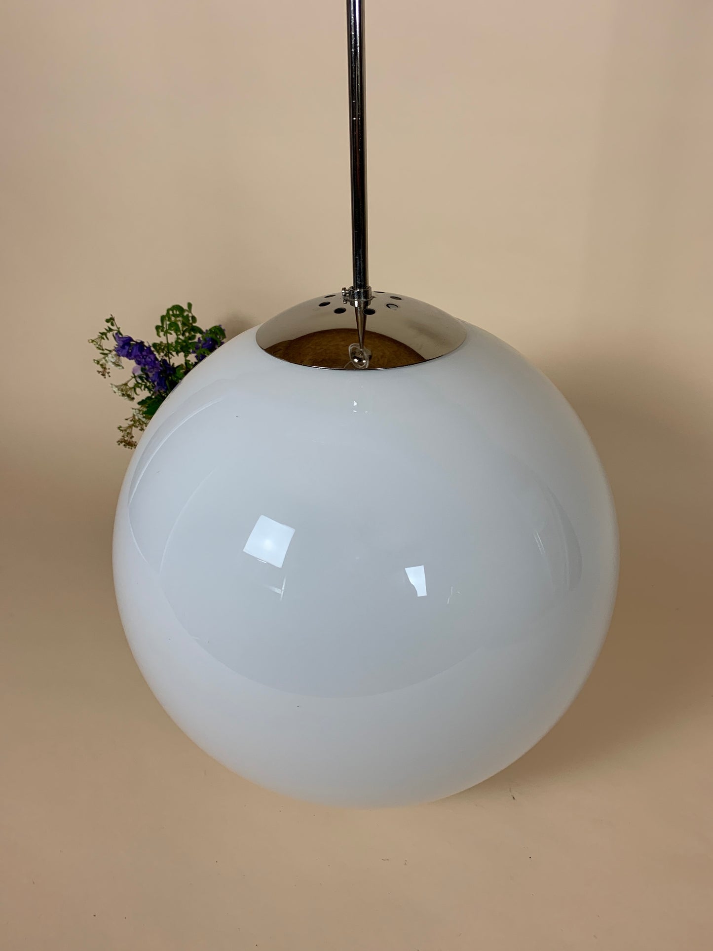 Glaskuppel lampe