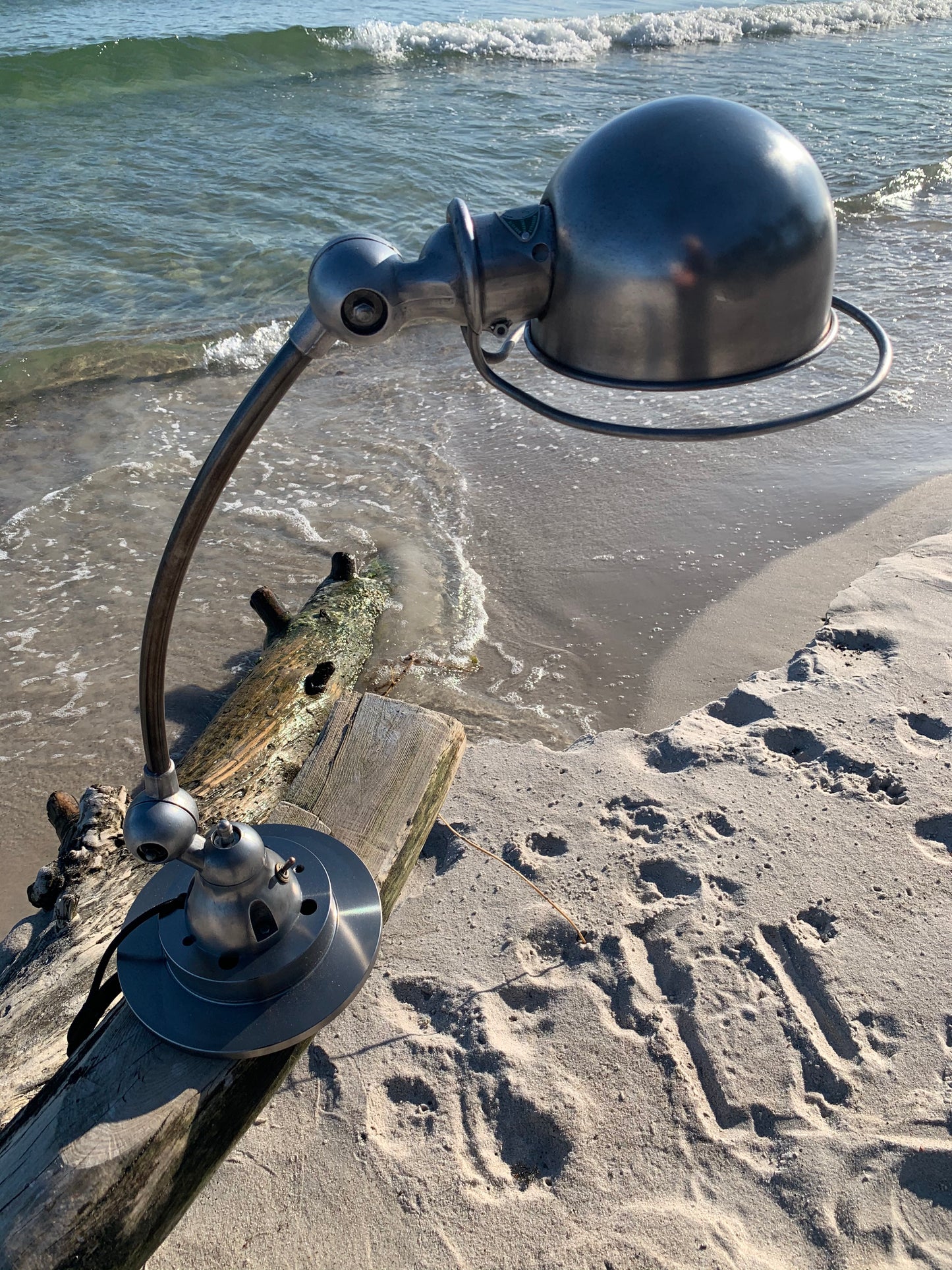 Jieldé bordlampe med buet arm