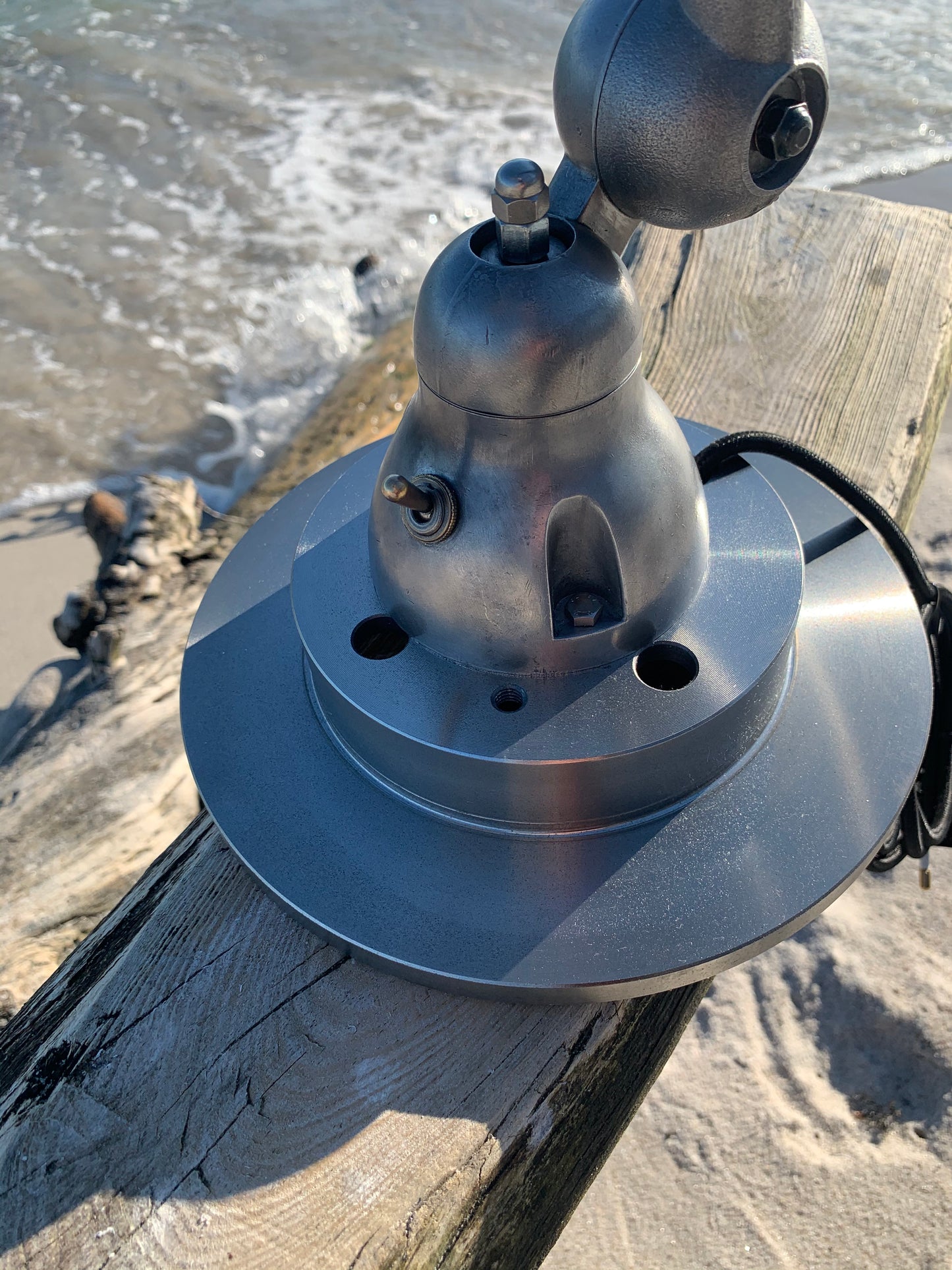 Jieldé bordlampe med buet arm